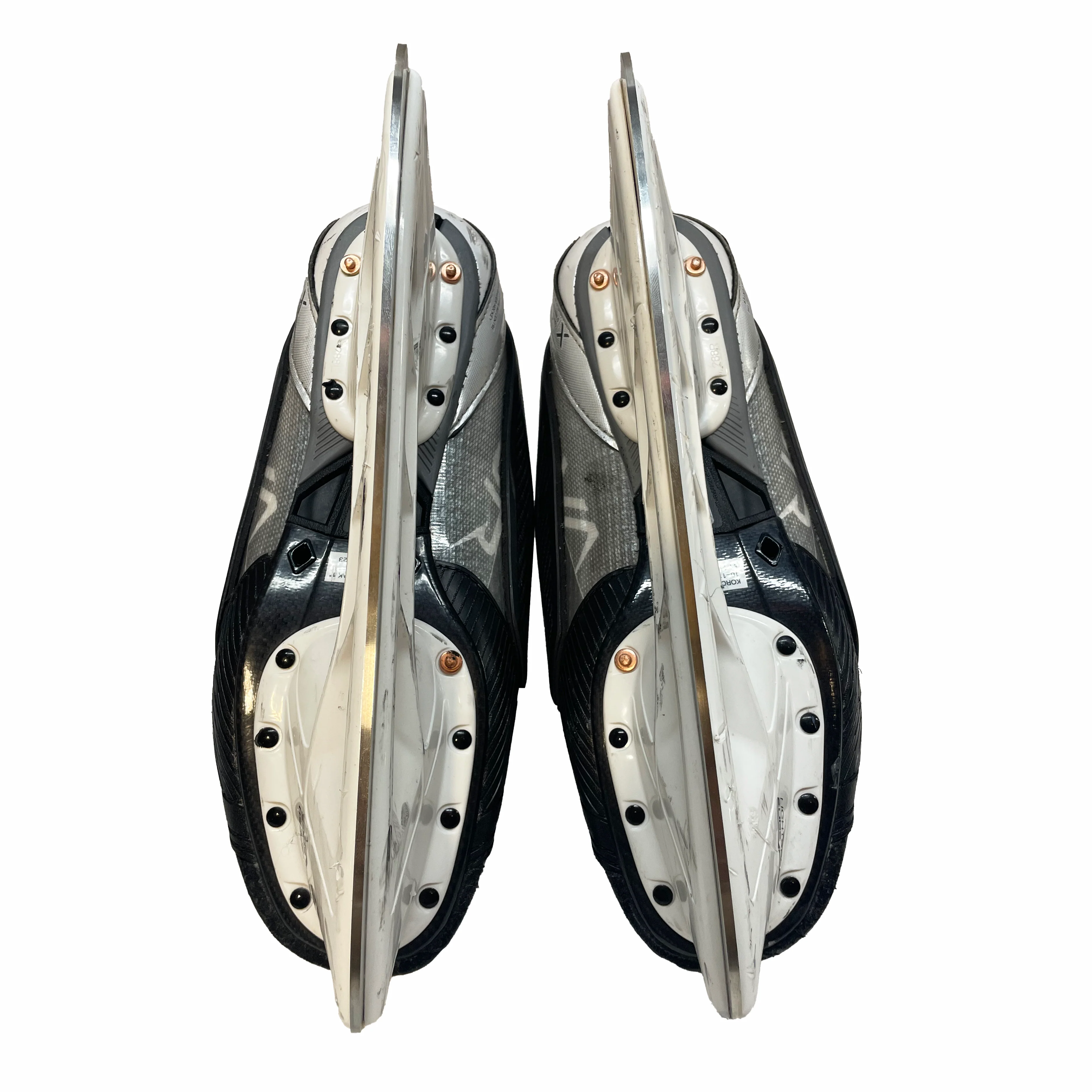 Bauer Vapor Hyperlite - Used Pro Stock Hockey Skate with Shot Blockers - Size 10E - Image 4