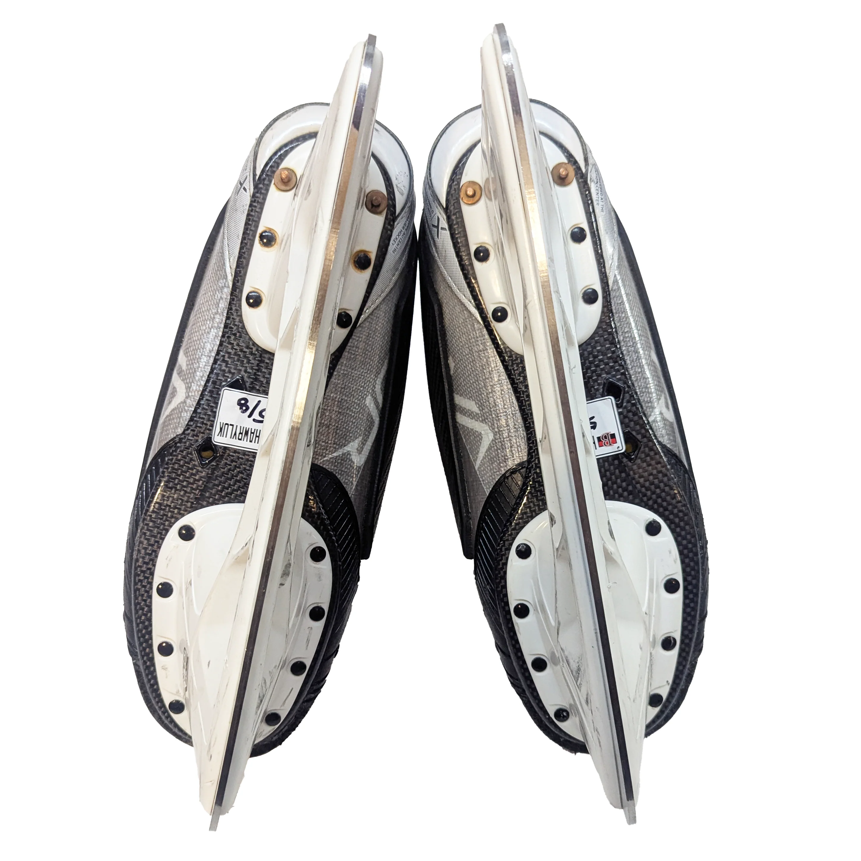 Bauer Vapor Hyperlite - Used Pro Stock Hockey Skate with Shot Blockers - Size 8.5 - Image 4