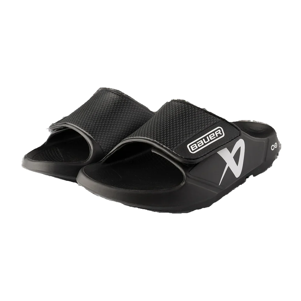 Bauer X Oofos - Junior Slides (Black)
