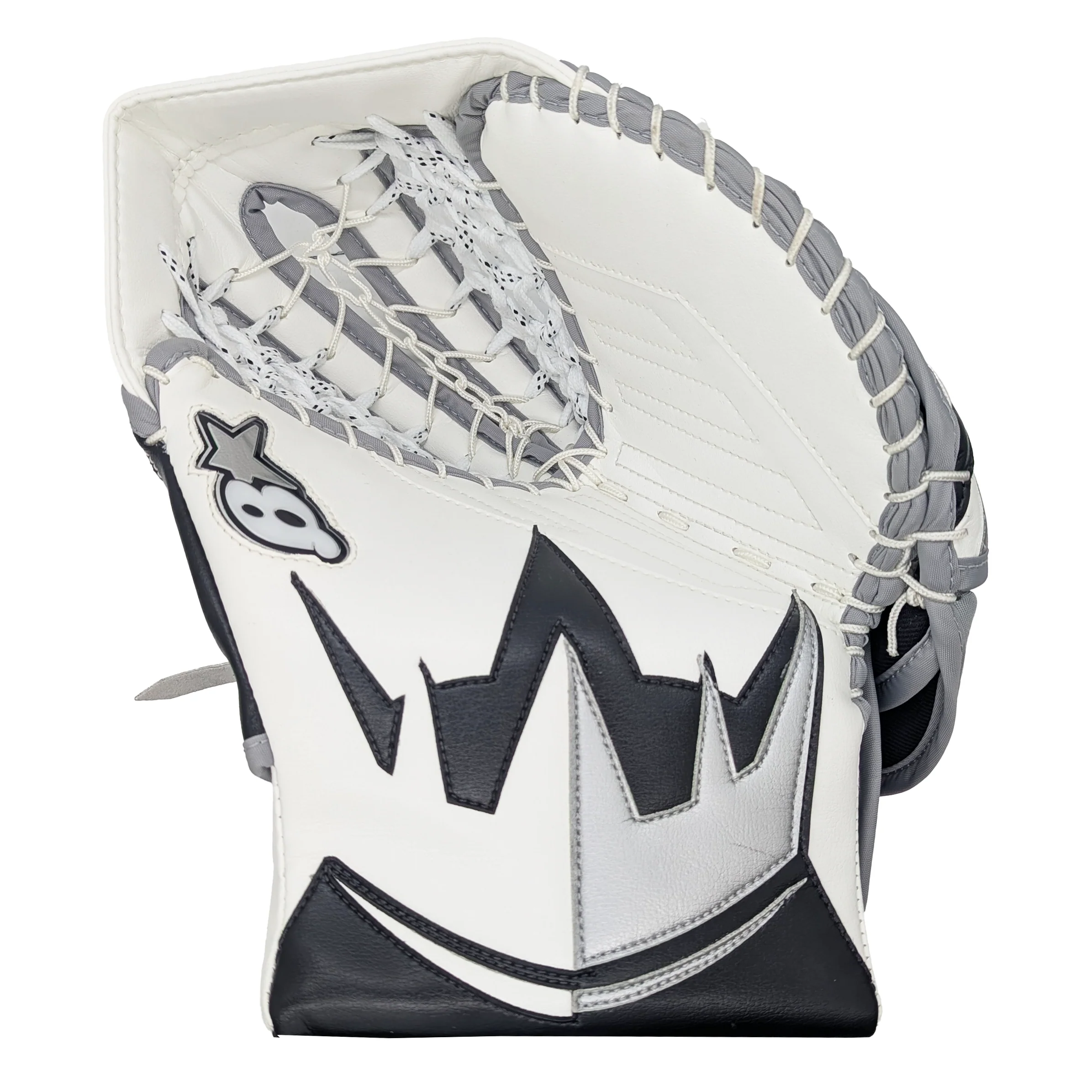 Brian's Gnetik V - NHL Pro Stock Goalie Trapper - Aaron Dell (White/Black/Silver)