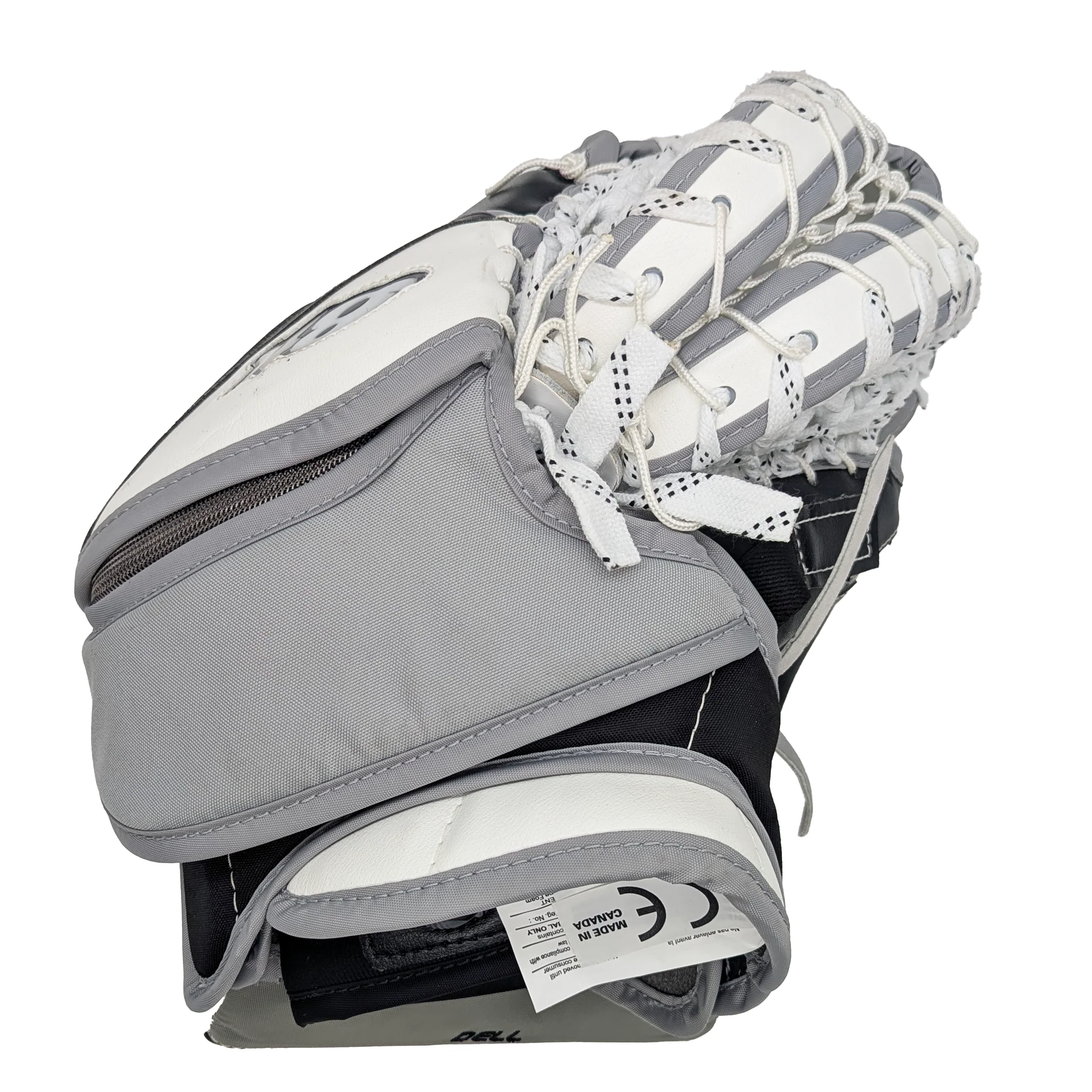 Brian's Gnetik V - NHL Pro Stock Goalie Trapper - Aaron Dell (White/Black/Silver) - Image 2