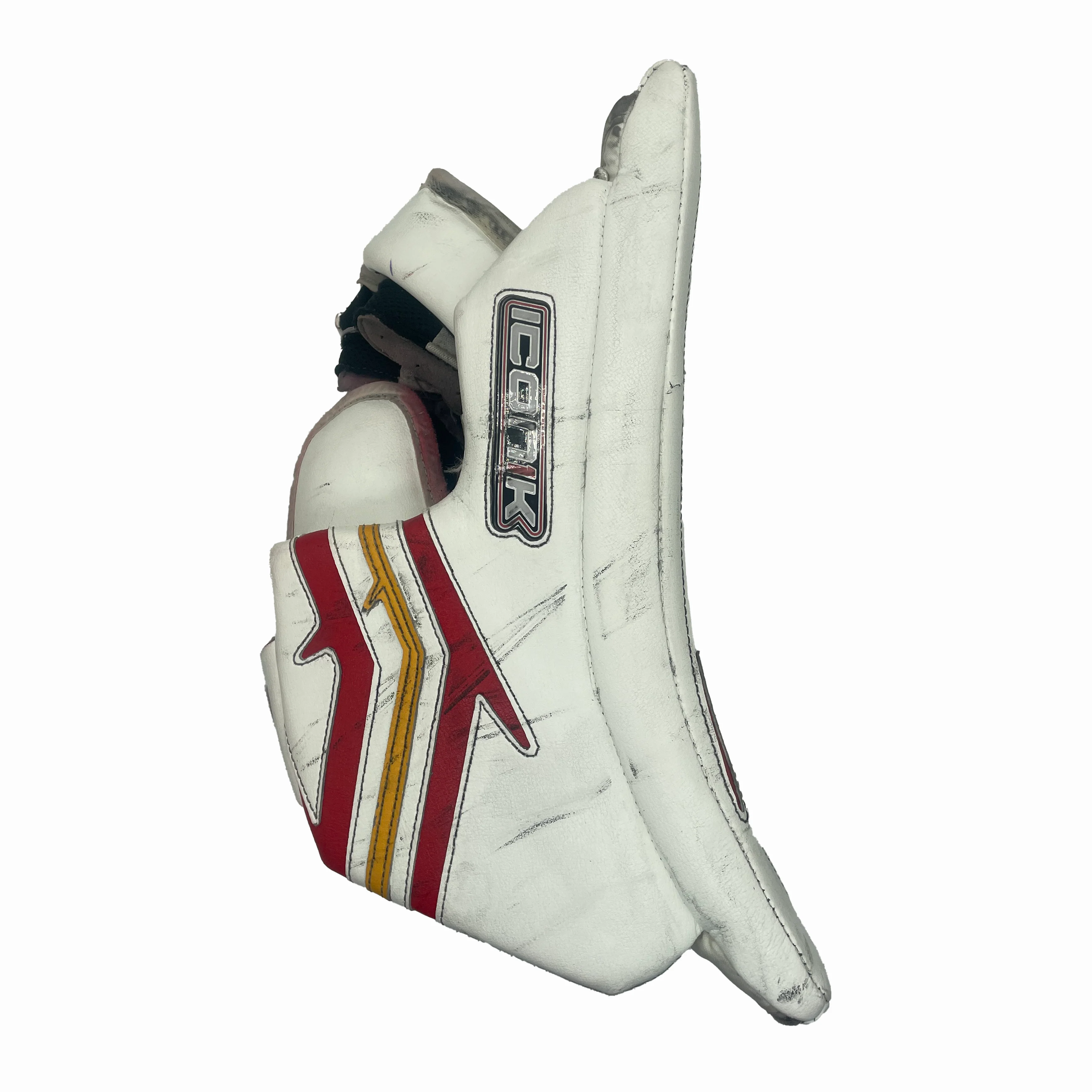 Brians Ico1k - Used Pro Stock Goalie Full Set (White/Red/Yellow) - Image 10