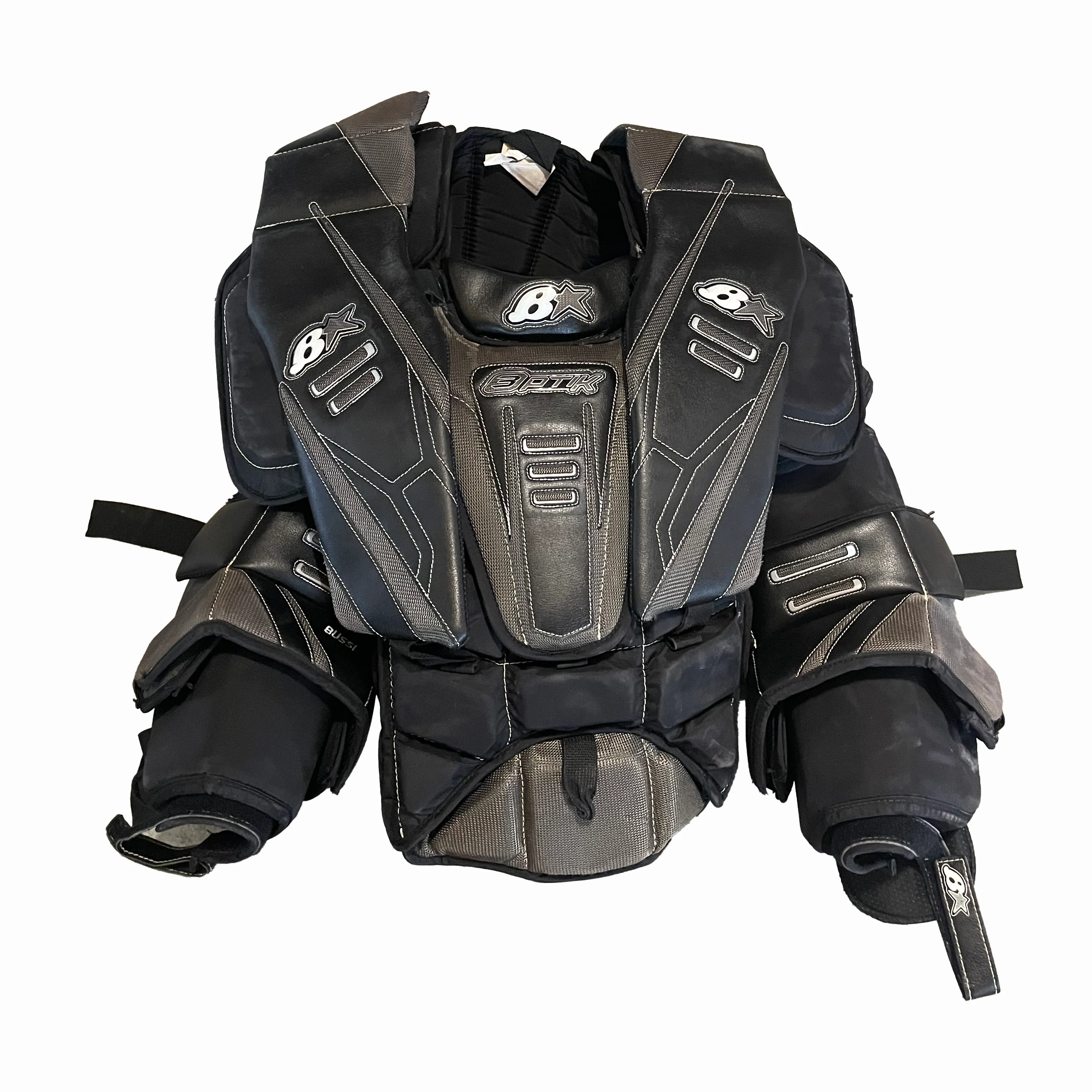 Brians Optik 3 - Used Pro Stock Goalie Chest Protector (Black)