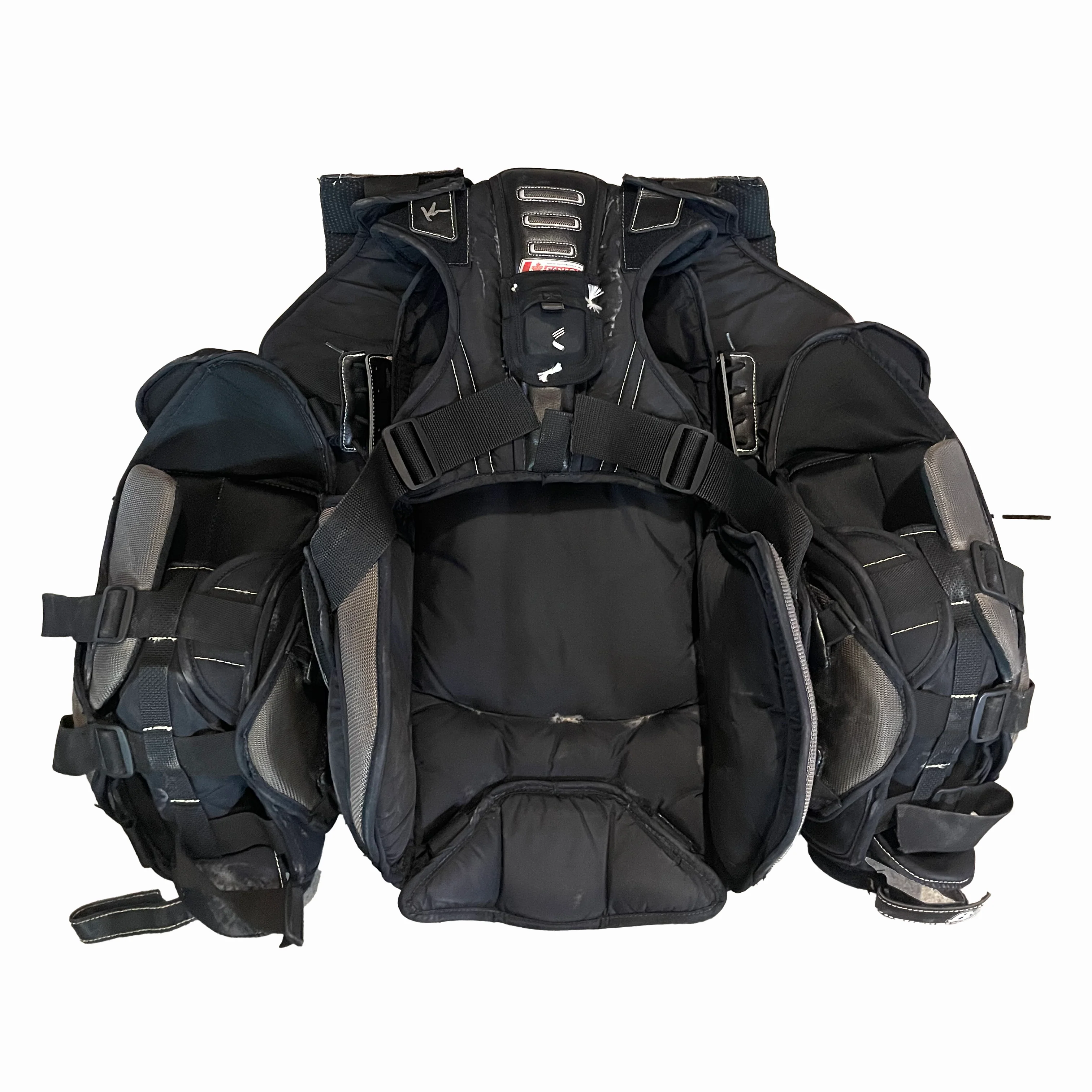 Brians Optik 3 - Used Pro Stock Goalie Chest Protector (Black) - Image 2