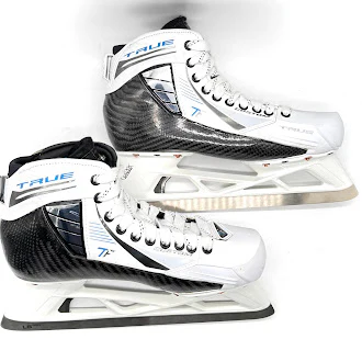 Cayden Primeau True Pro Custom - NHL Pro Stock Goalie Skates - Image 4