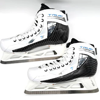 Cayden Primeau True Pro Custom - NHL Pro Stock Goalie Skates - Image 5