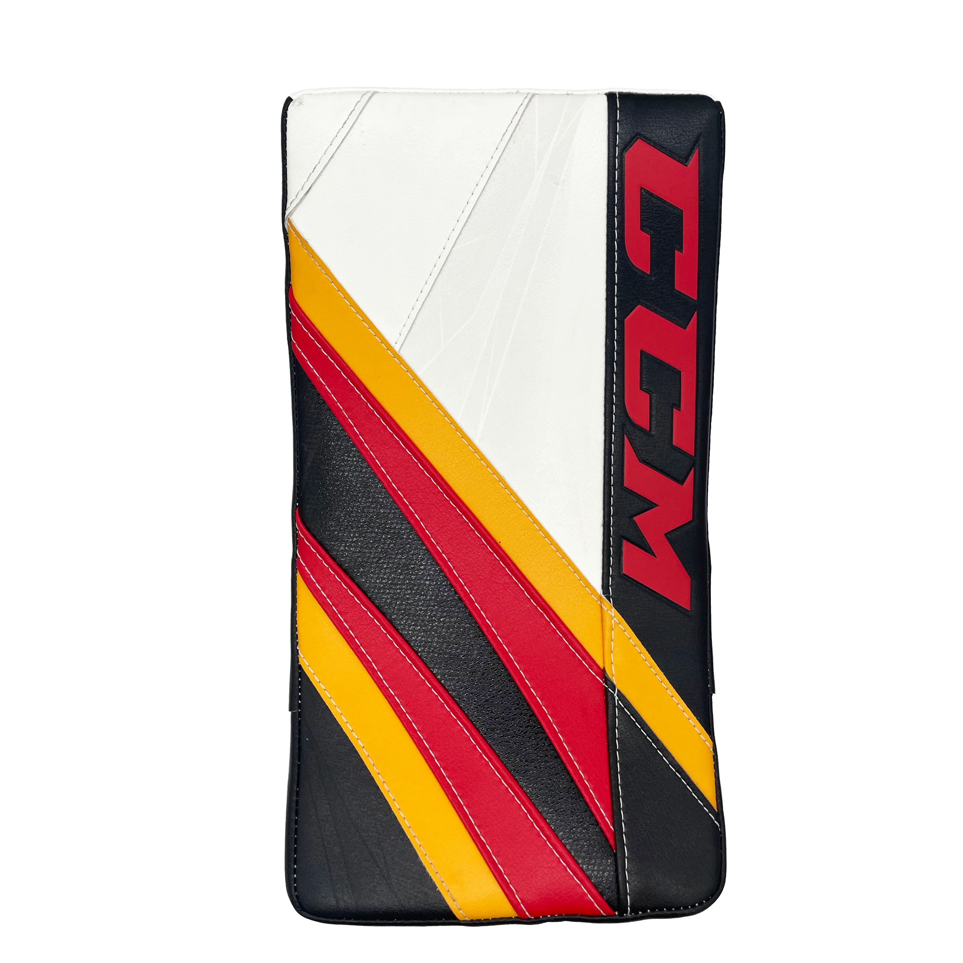 CCM Extreme Flex 5 - New Pro Stock Goalie Glove Set - Oscar Dansk (Black/Red/Yellow) - Image 5