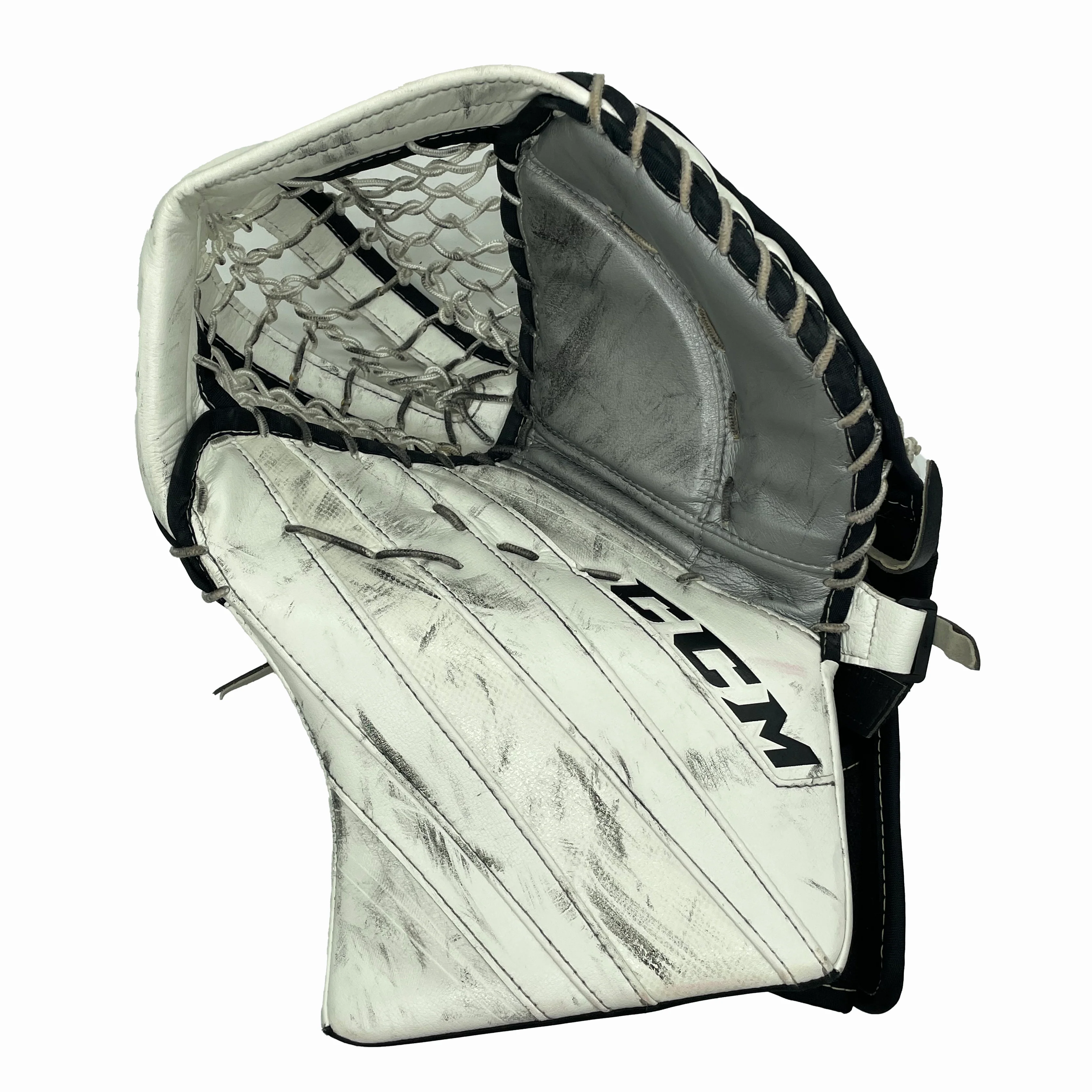CCM Extreme Flex 5 - Used Pro Stock Goalie Full Set (Black/White/Silver) - Image 5