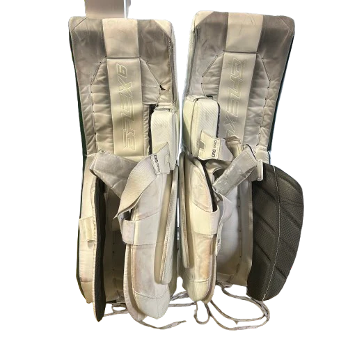 CCM Extreme Flex 6 - Used Pro Stock Pads (White/Green/Black) - Image 3