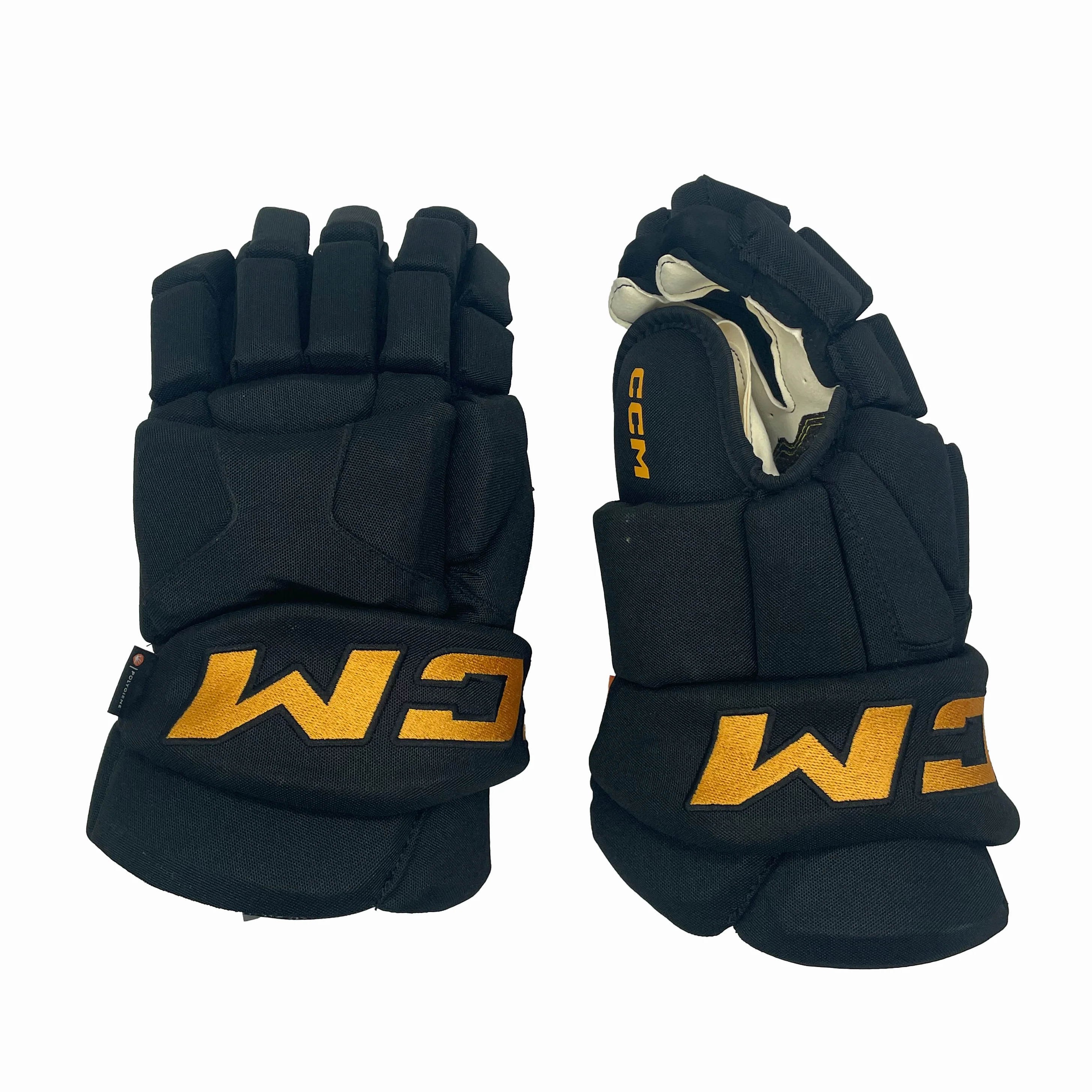 CCM HG95T - Pro Stock Hockey Glove (Black/Gold)