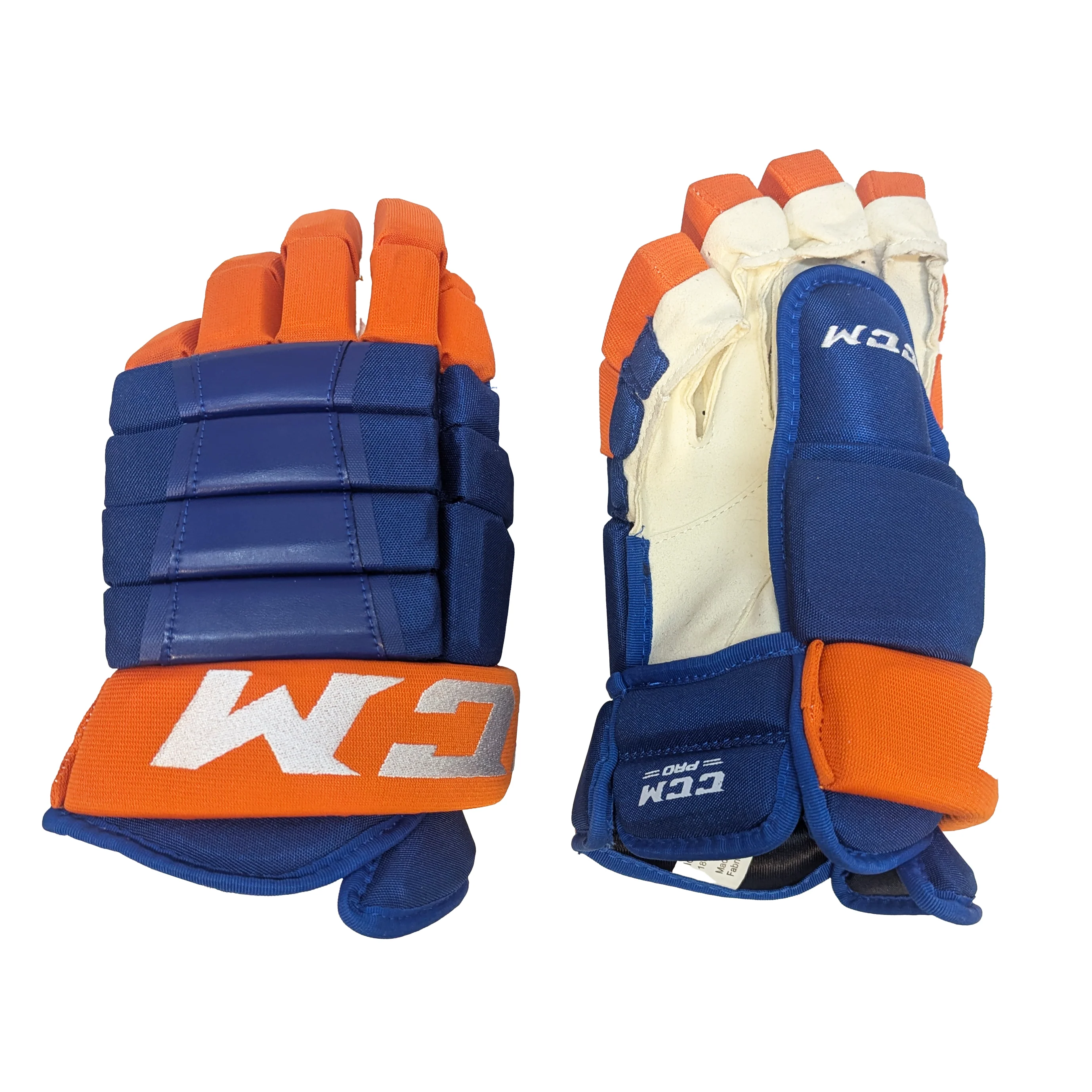 CCM HG97XP - NHL Pro Stock Glove - New York Islanders (Blue/Orange)