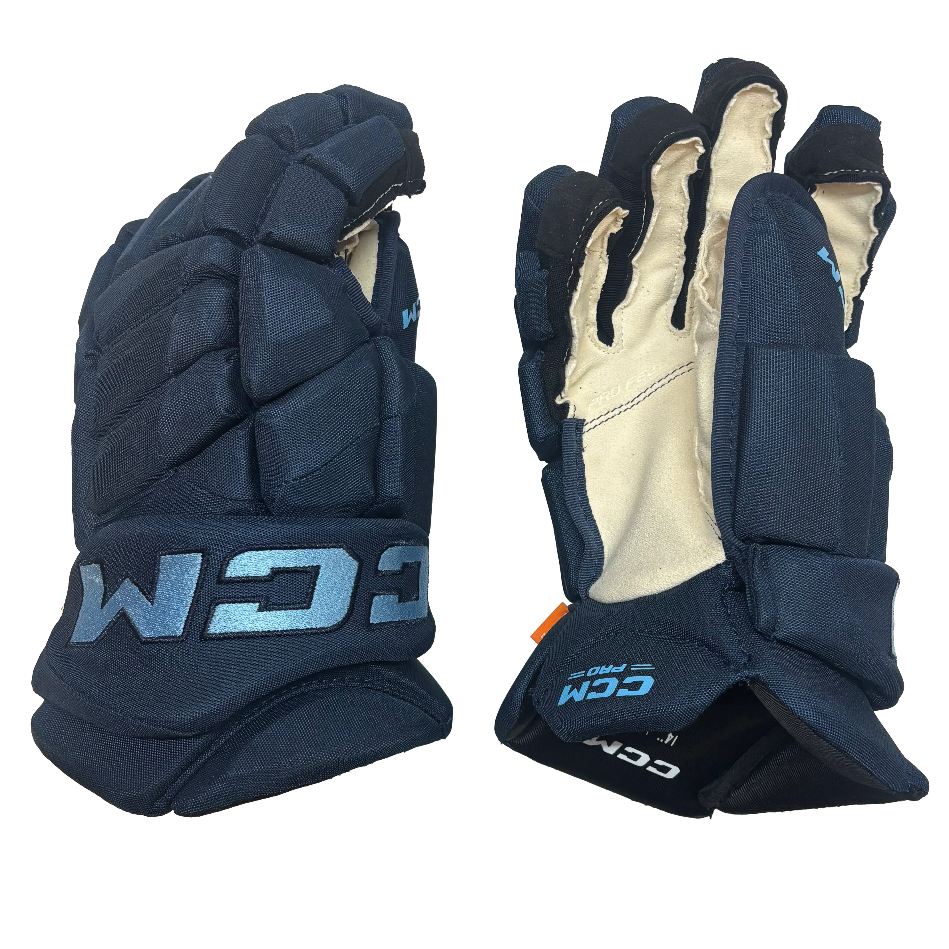 CCM HGJS - PWHL Pro Stock Glove - Toronto Sceptres (Navy/Powder Blue)