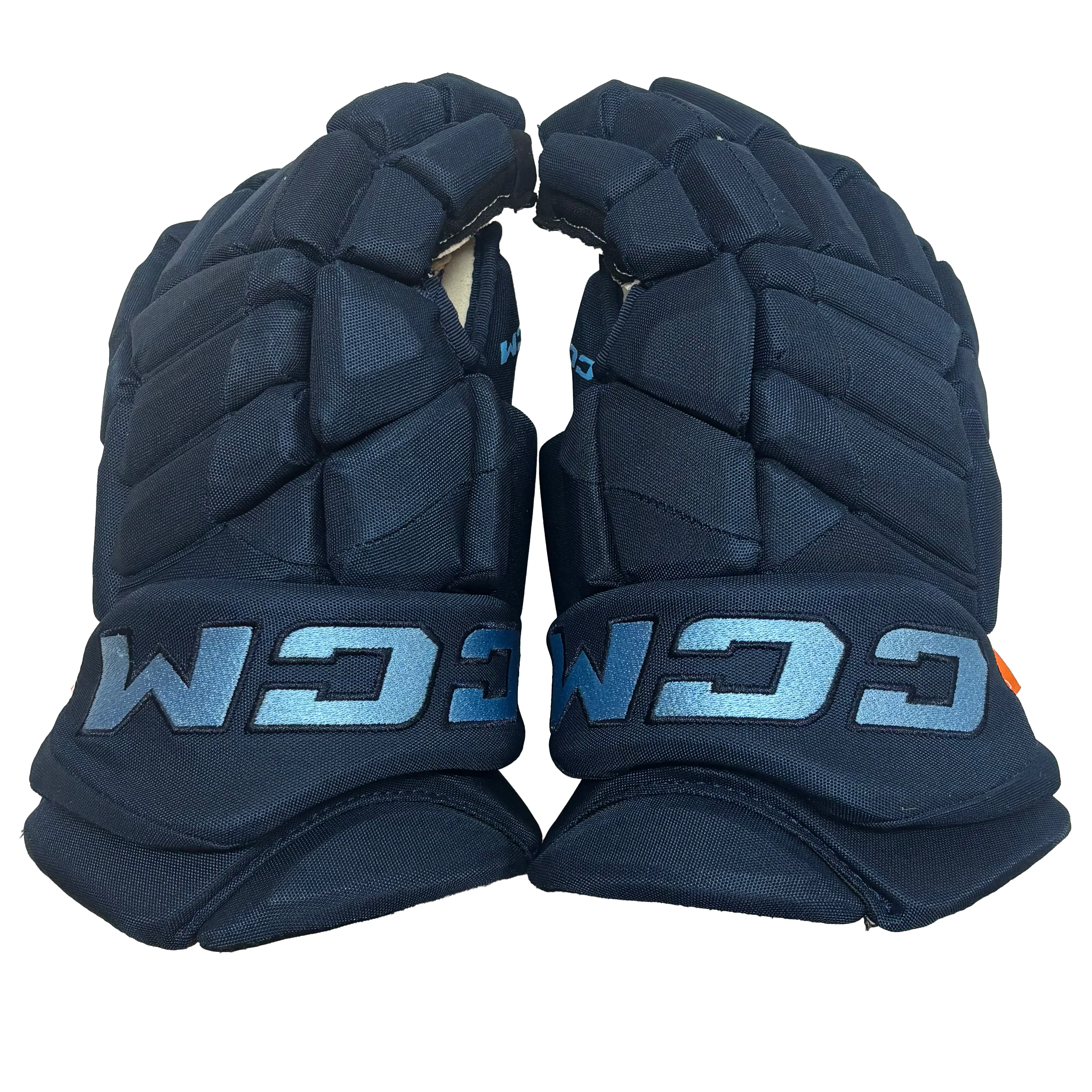 CCM HGJS - PWHL Pro Stock Glove - Toronto Sceptres (Navy/Powder Blue) - Image 4