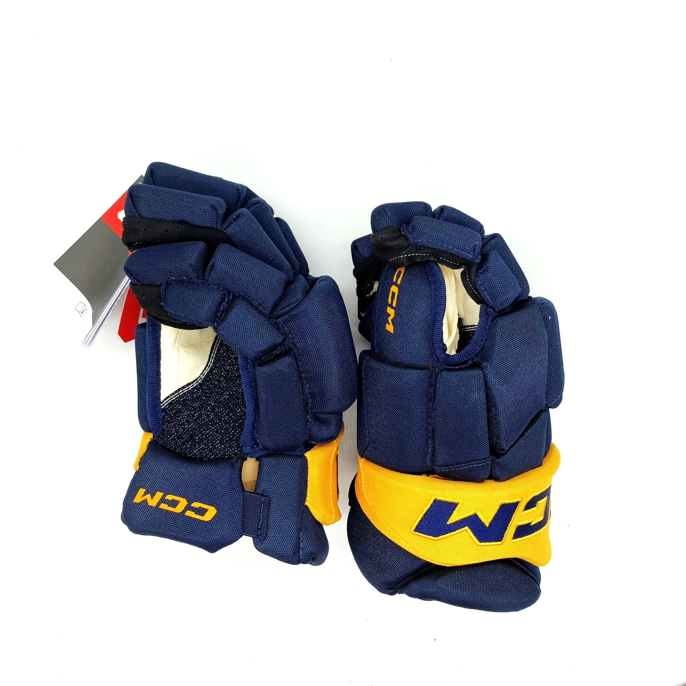 CCM HGJSCHLPP - OHL Pro Stock Glove (Navy/Yellow) - Image 2