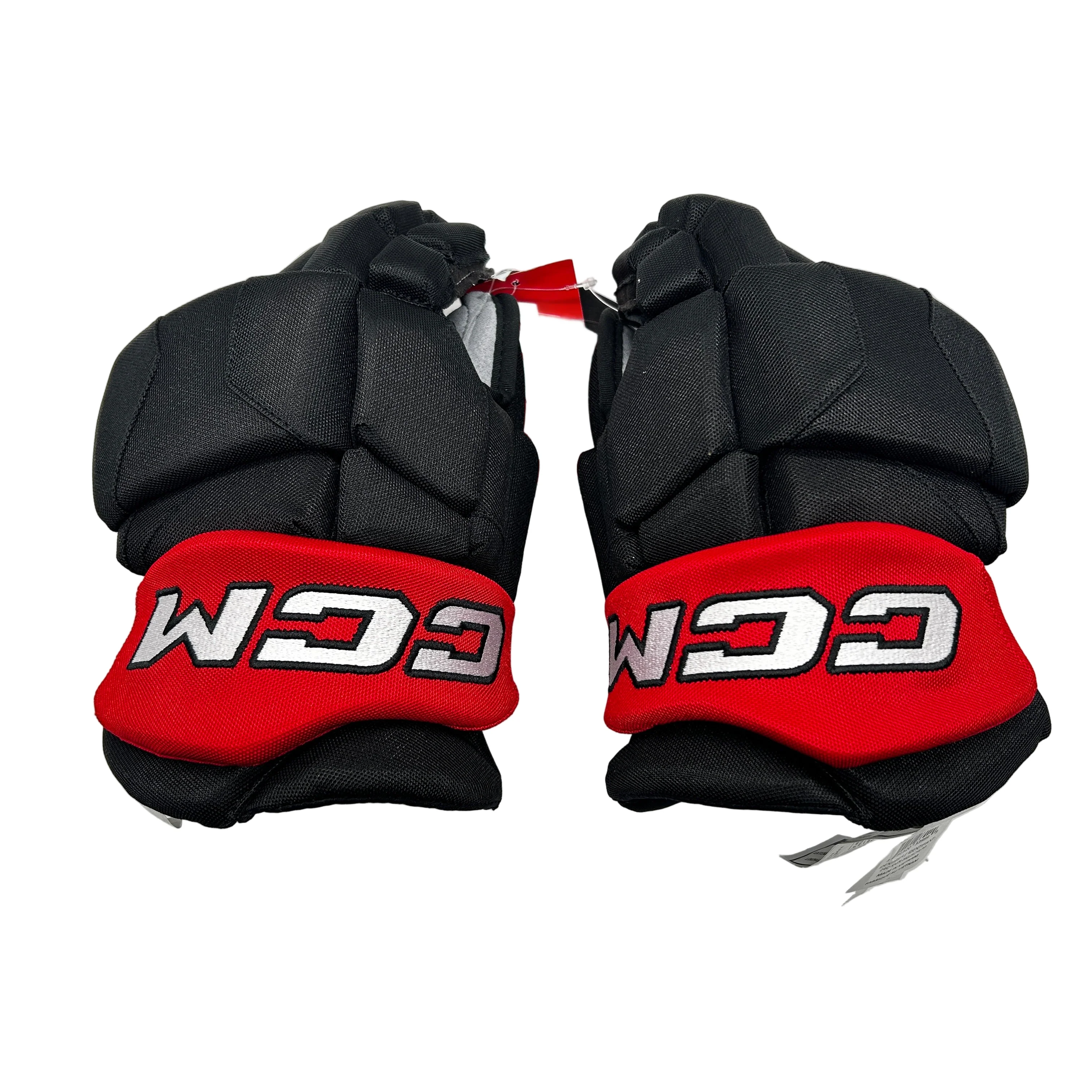 CCM HGJSCHLPP - Pro Stock Hockey Glove (Black/Red)