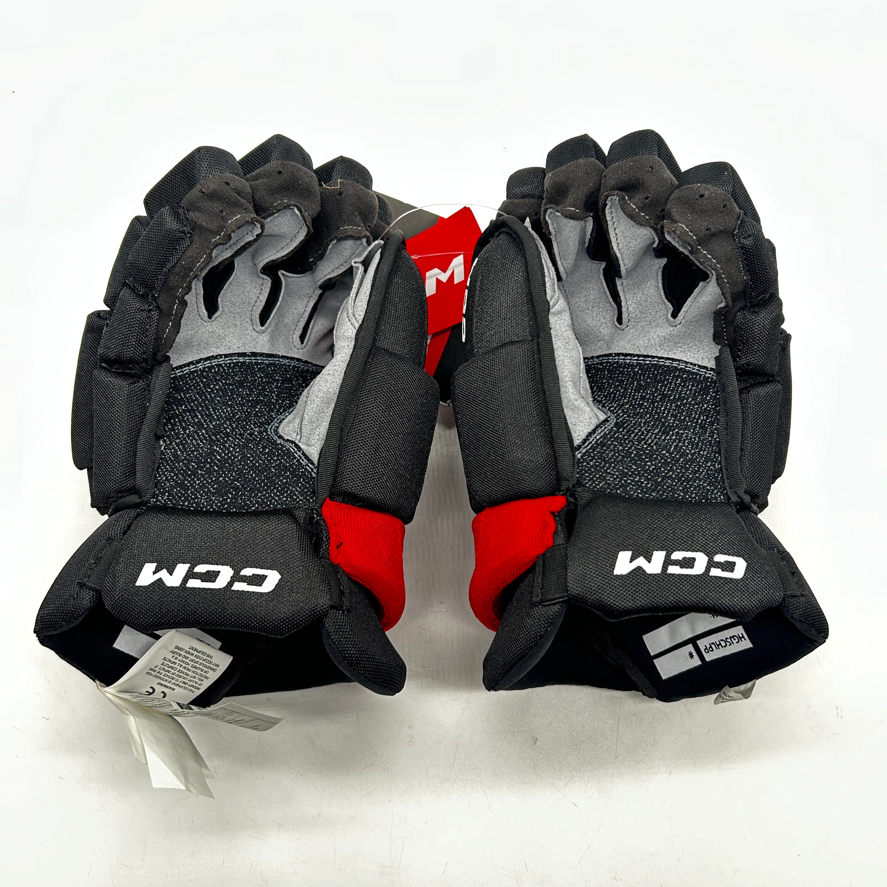 CCM HGJSCHLPP - Pro Stock Hockey Glove (Black/Red) - Image 2