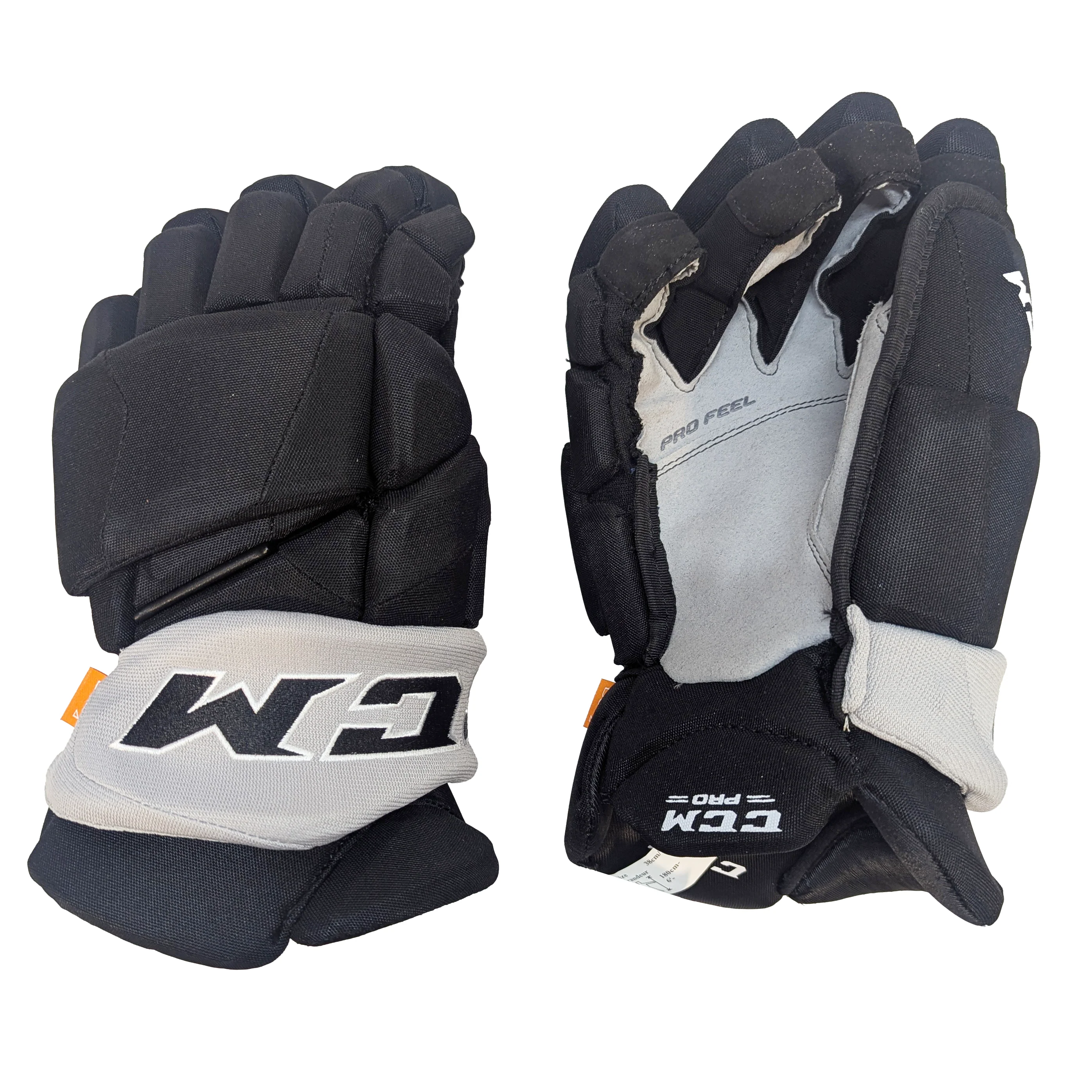 CCM HGJSPP - NHL Pro Stock Glove - LA Kings (Black/Grey)