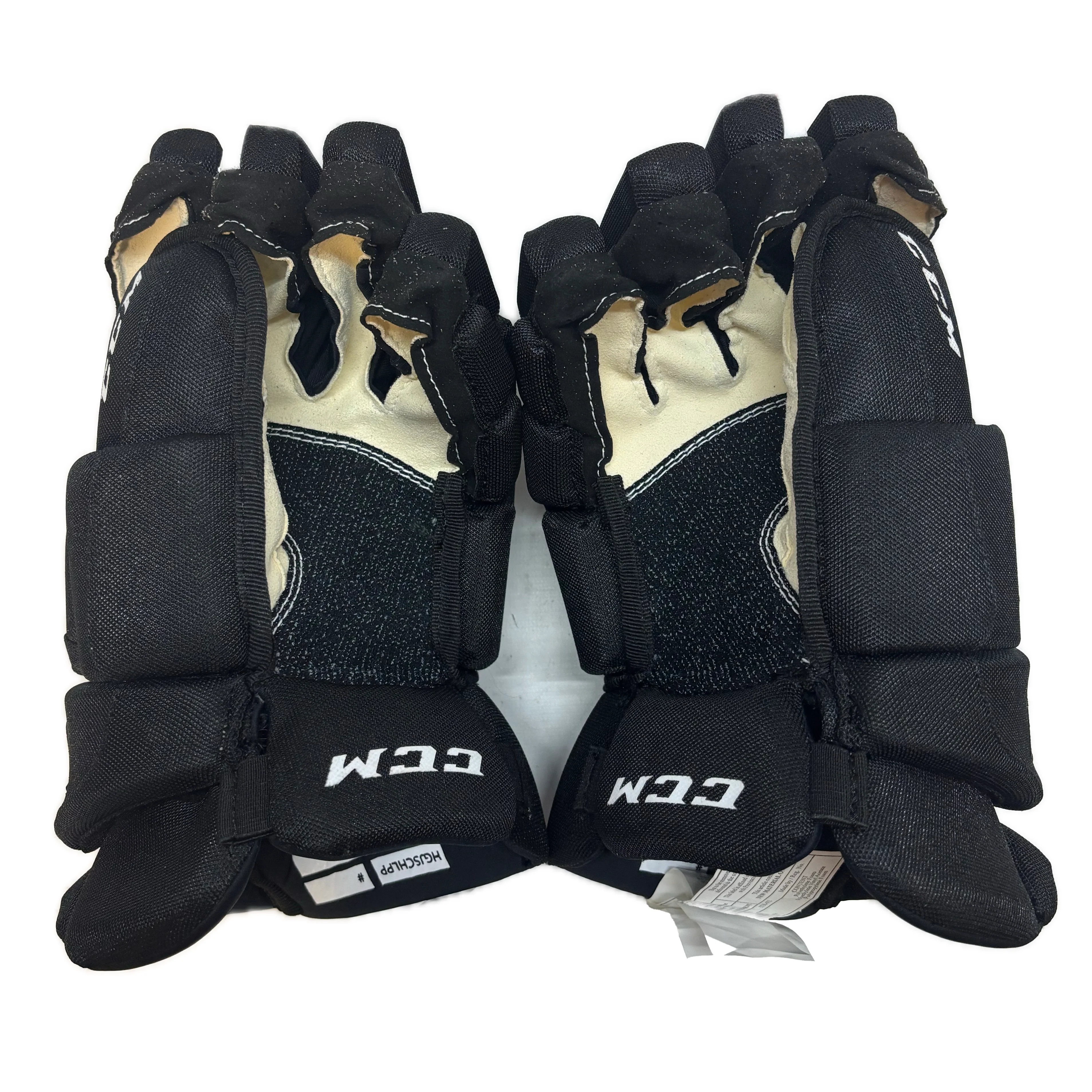 CCM HGJSPP - Pro Stock Hockey Glove (Black/White) - Image 4