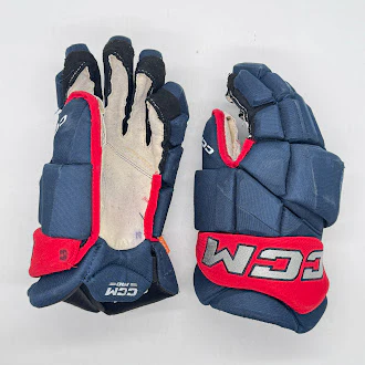 CCM HGJSPP - Used Pro Stock Glove (Navy/Red) - Image 2