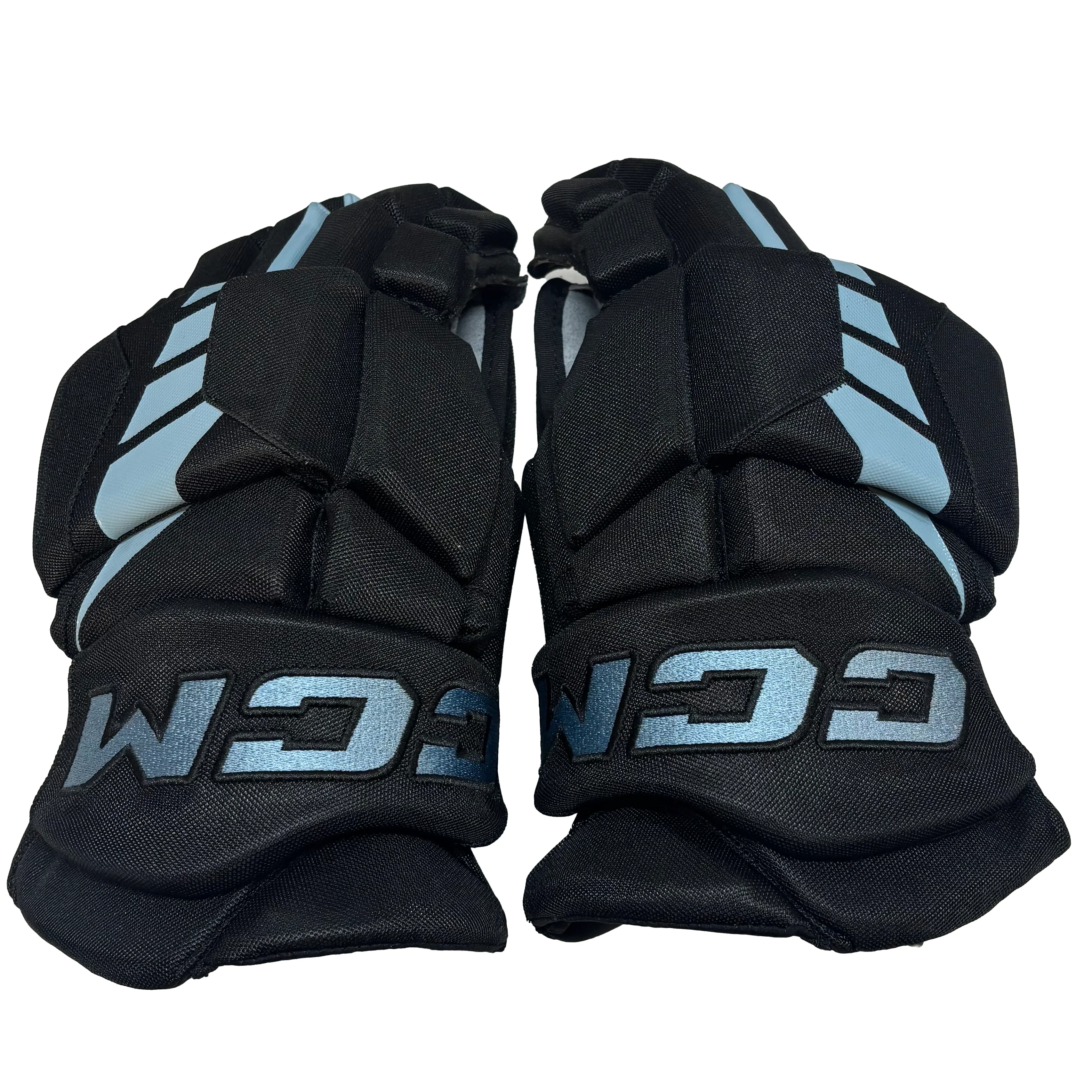 CCM HGJSPP - WHL Pro Stock Glove (Black/Teal) - Image 4