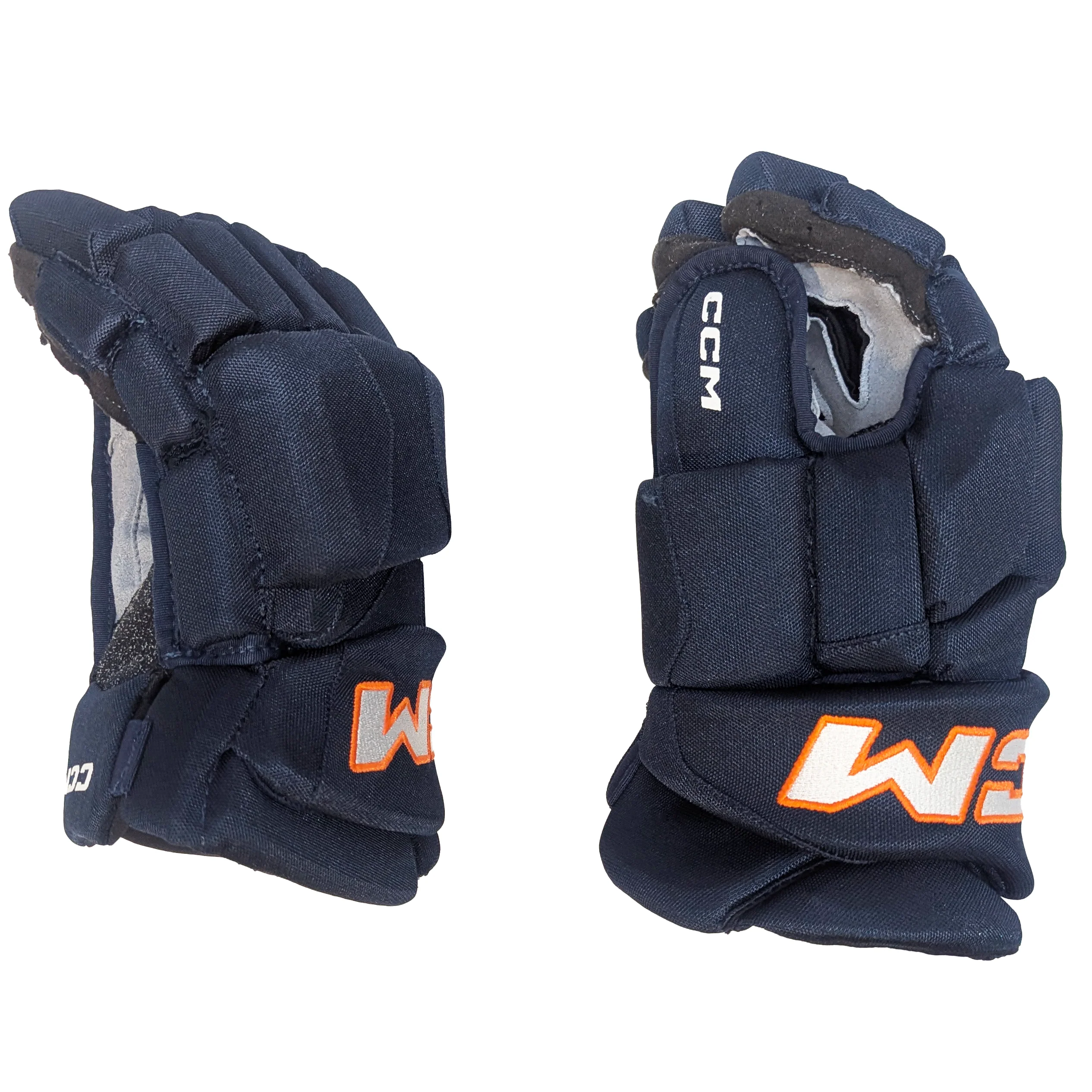 CCM HGJSPP - WHL Pro Stock Glove (Navy/Orange) - Image 2