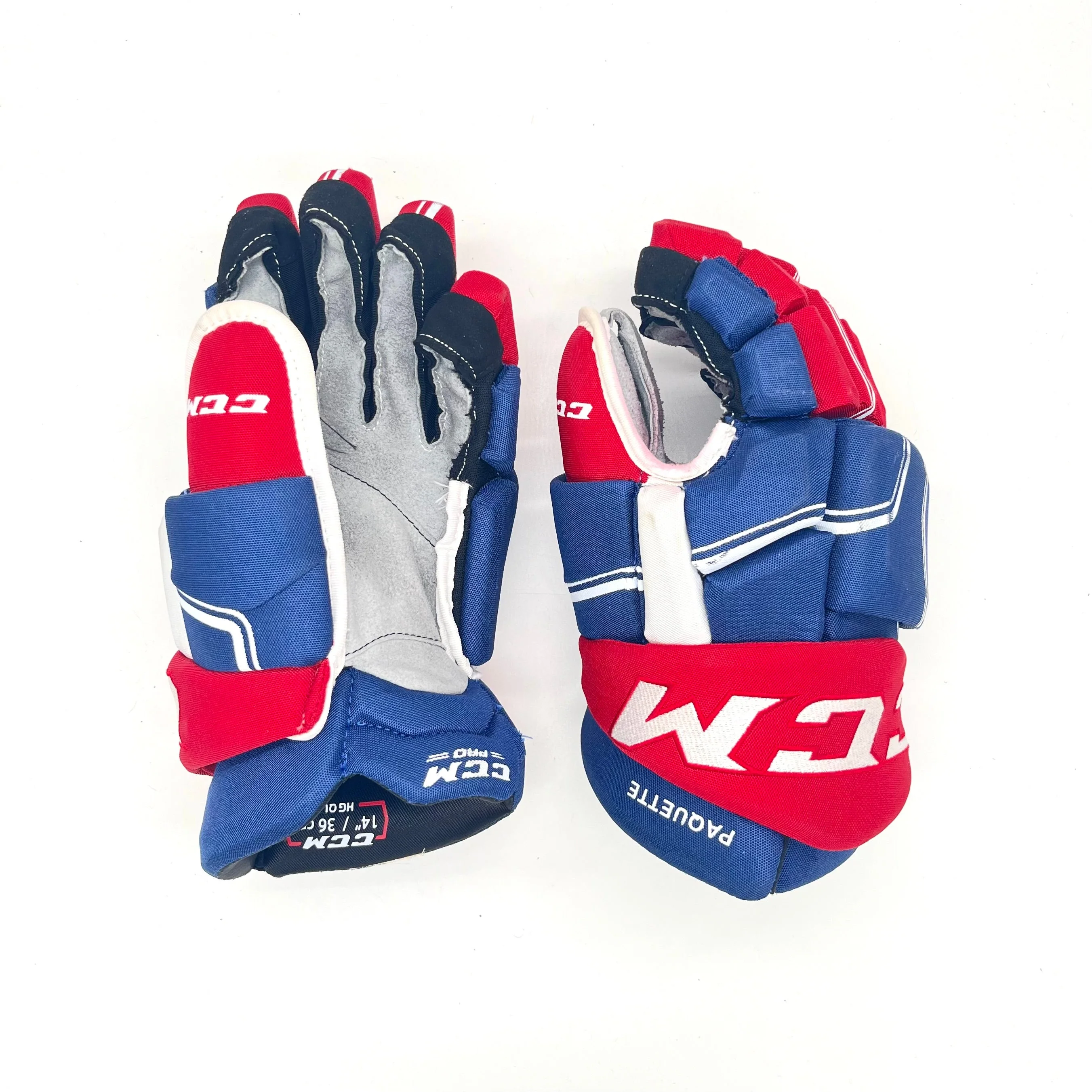 ccm-hgql-used-nhl-pro-stock-glove-cedric-paquette-blue-red-white