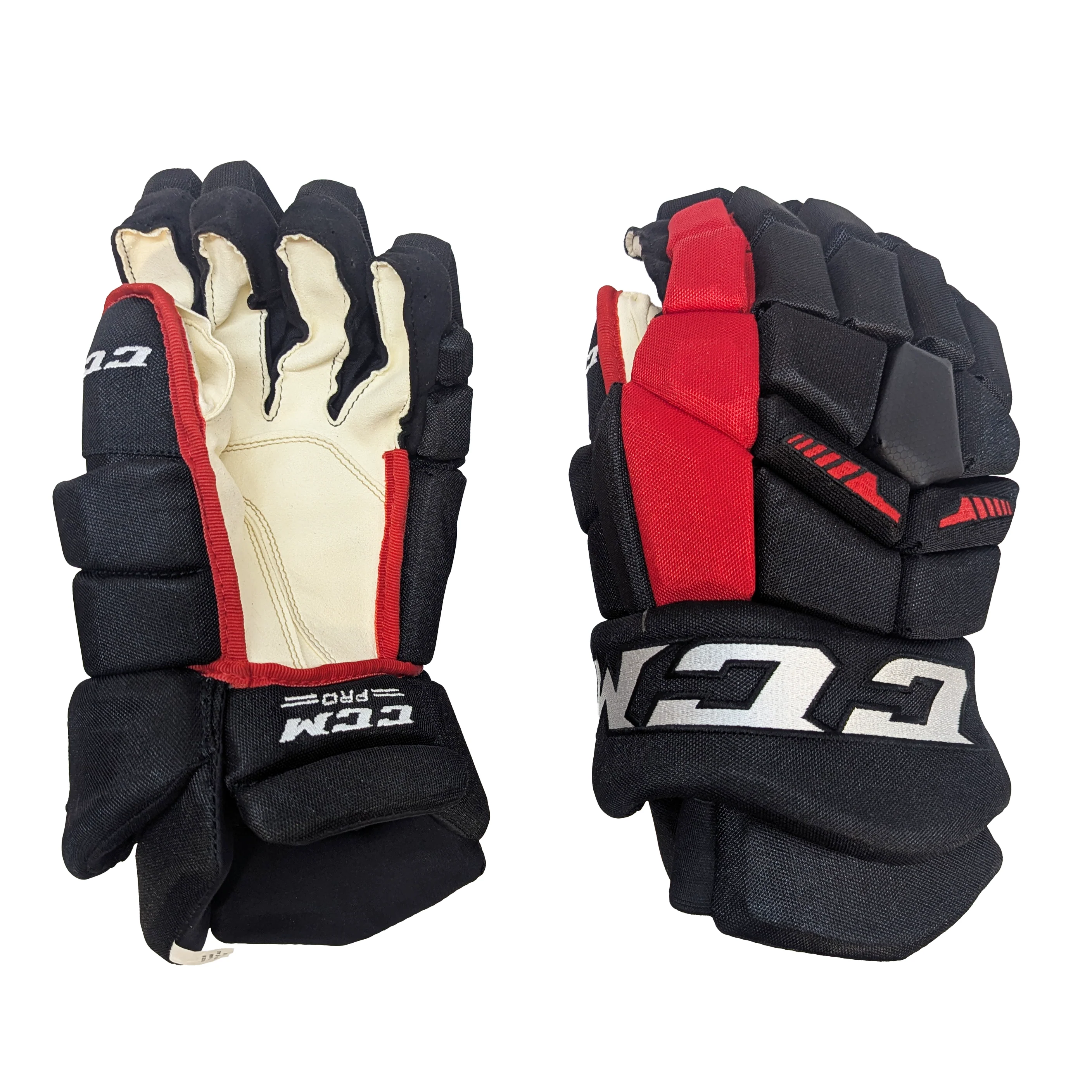 CCM HGTK - NHL Pro Stock Glove - Chicago Blackhawks (Black/Red)