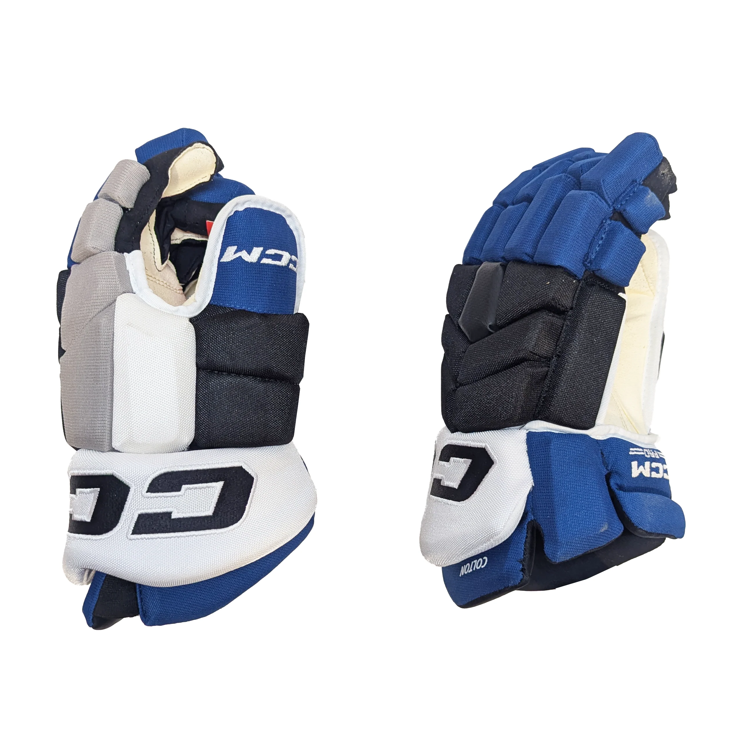 CCM HGTK - NHL Pro Stock Glove - Ross Colton (Black/Blue/White) - Image 2
