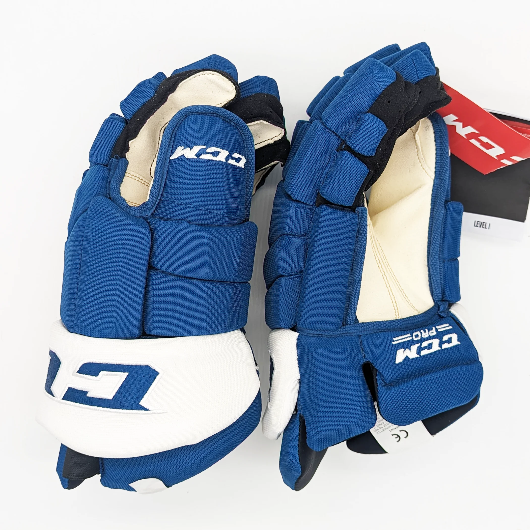 CCM HGTK - NHL Pro Stock Glove - Stefan Matteau (Blue/White) - Image 2