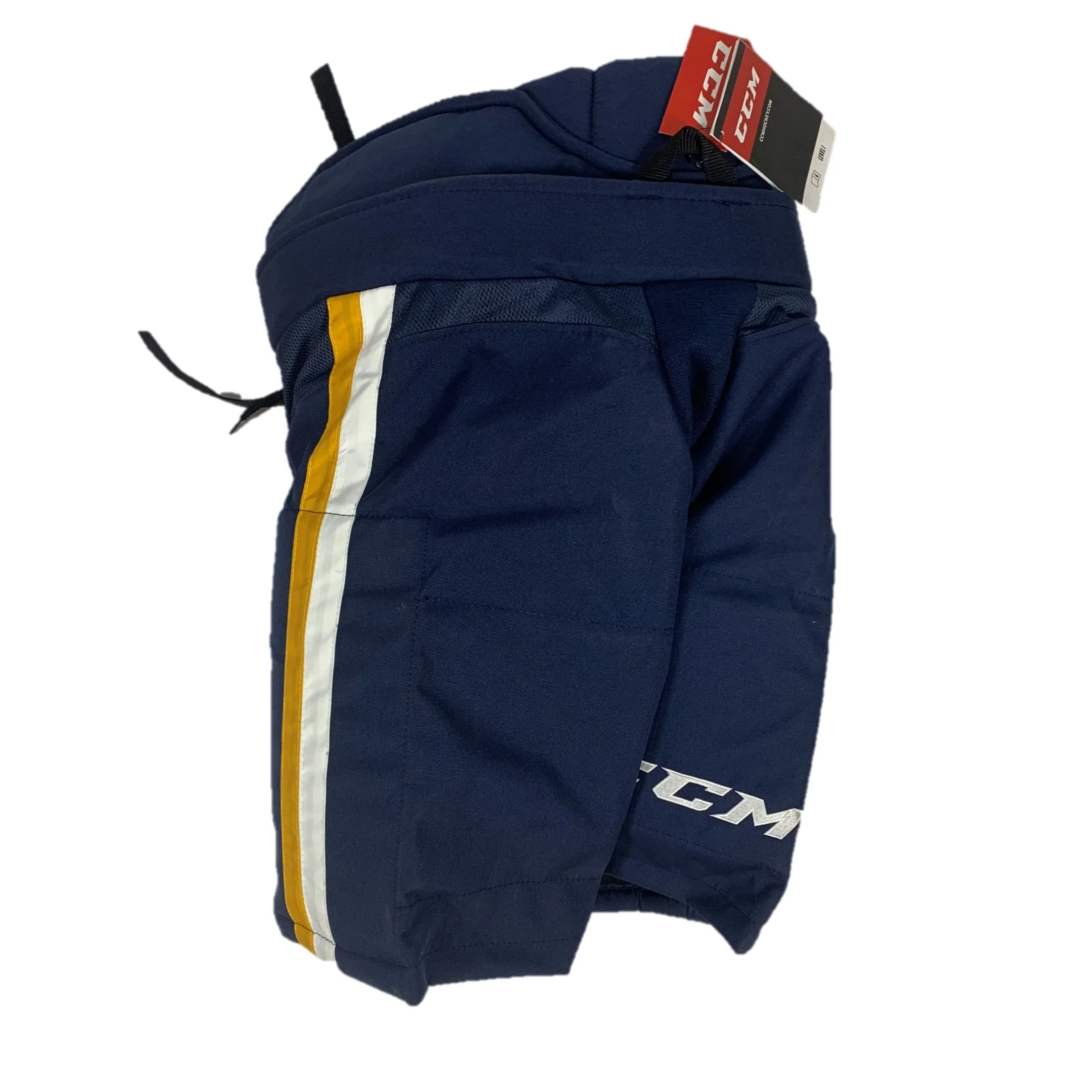 CCM HP31 - OHL Pro Stock Hockey Pant (Navy/Yellow/White) - Image 3