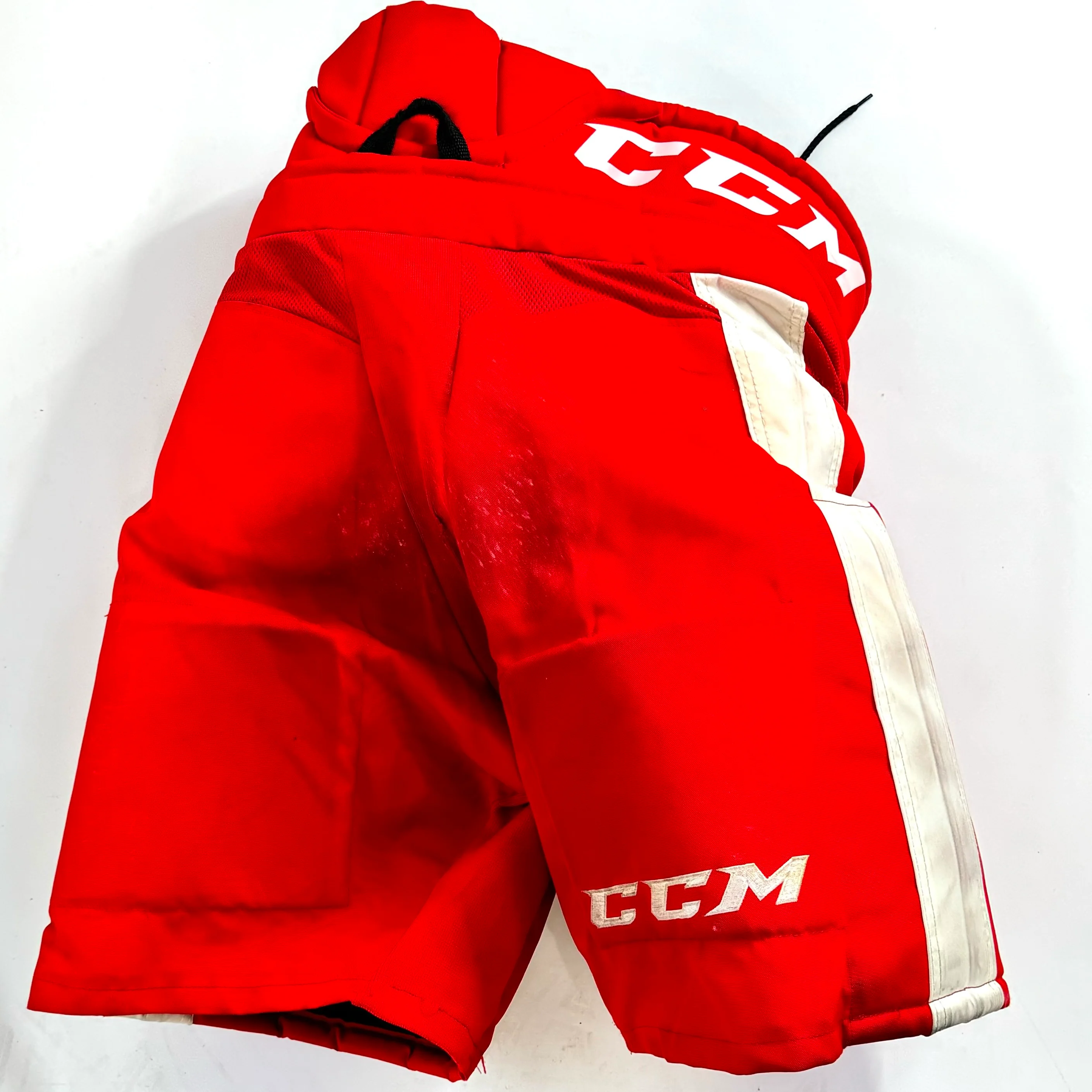 CCM HP30 - OHL Used Pro Stock Hockey Pants (Red/White) - Image 2