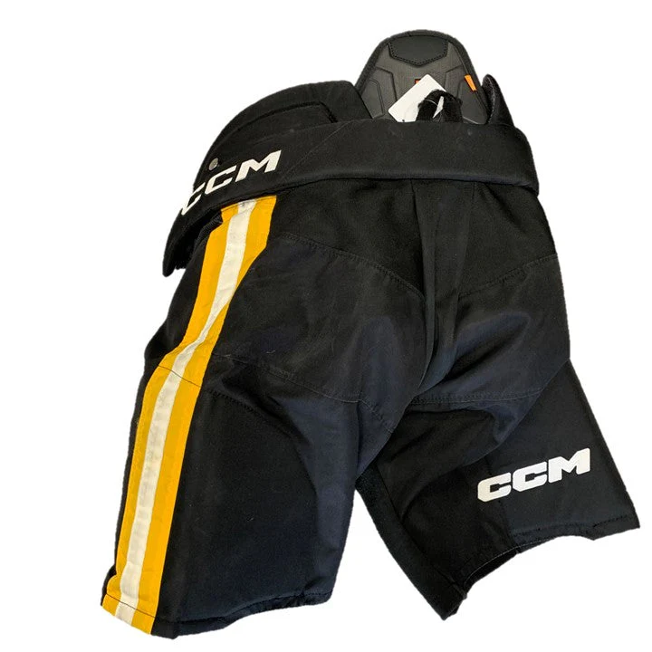 CCM HPTK - Used OHL Pro Stock Hockey Pants (Black/Yellow) - Image 2