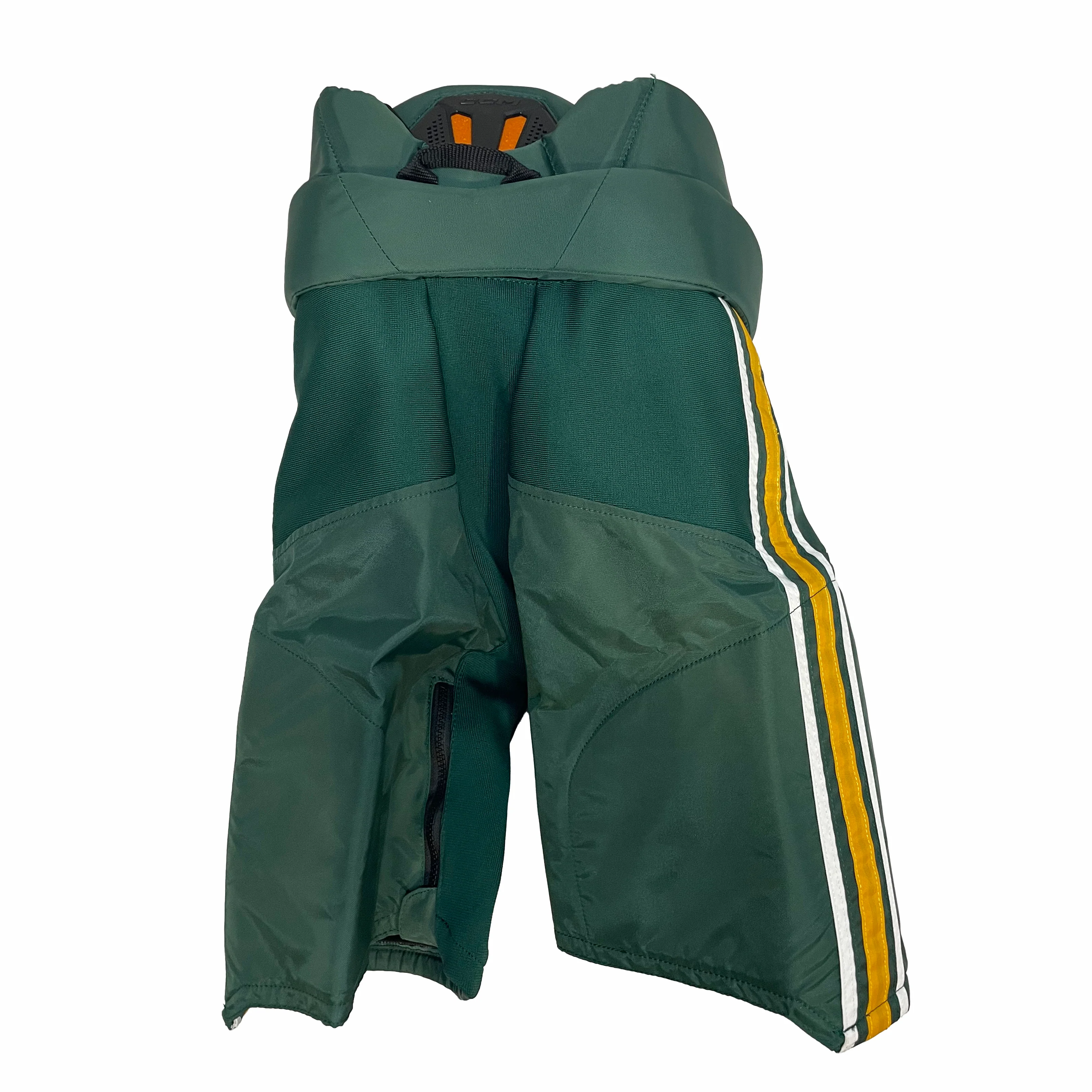 CCM HPFTW - Women's NCAA Pro Stock Hockey Pant (Green/Yellow/White) - Image 2
