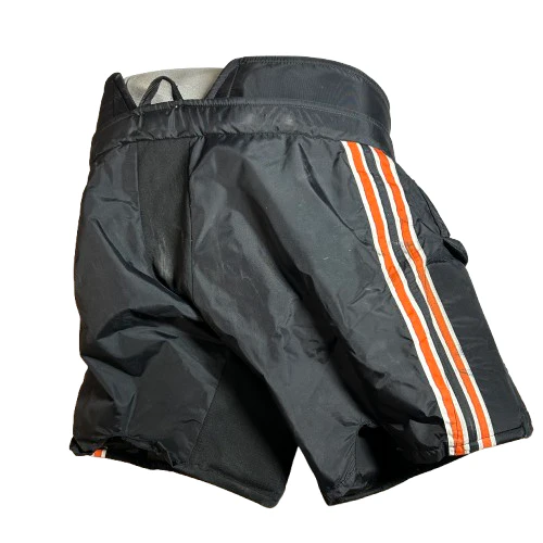 CCM HPG12A - Used Pro Stock Goalie Pants (Black/Orange/White) - Image 2