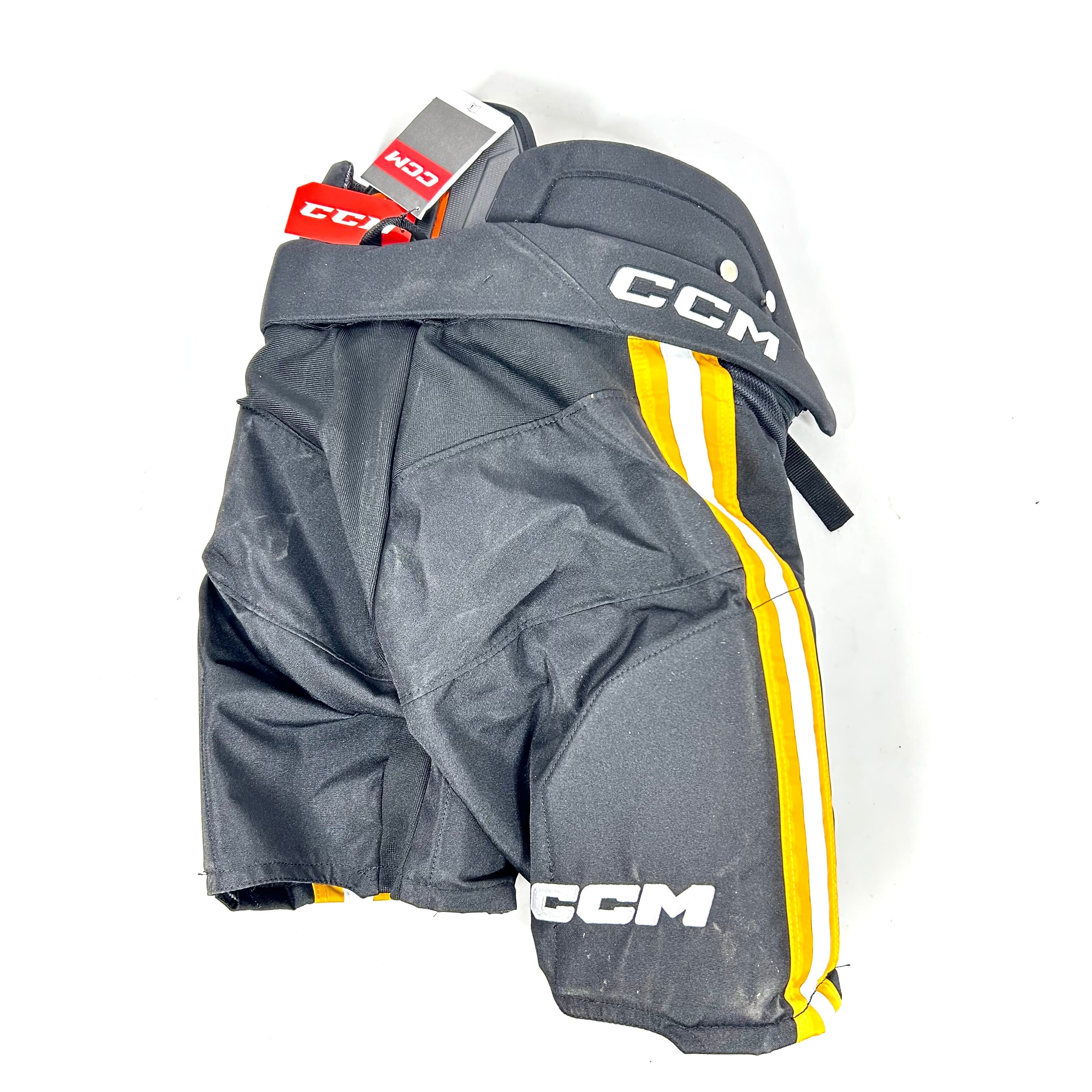 CCM HPTK - Pro Stock Hockey Pant (Black/White/Yellow) - Image 2