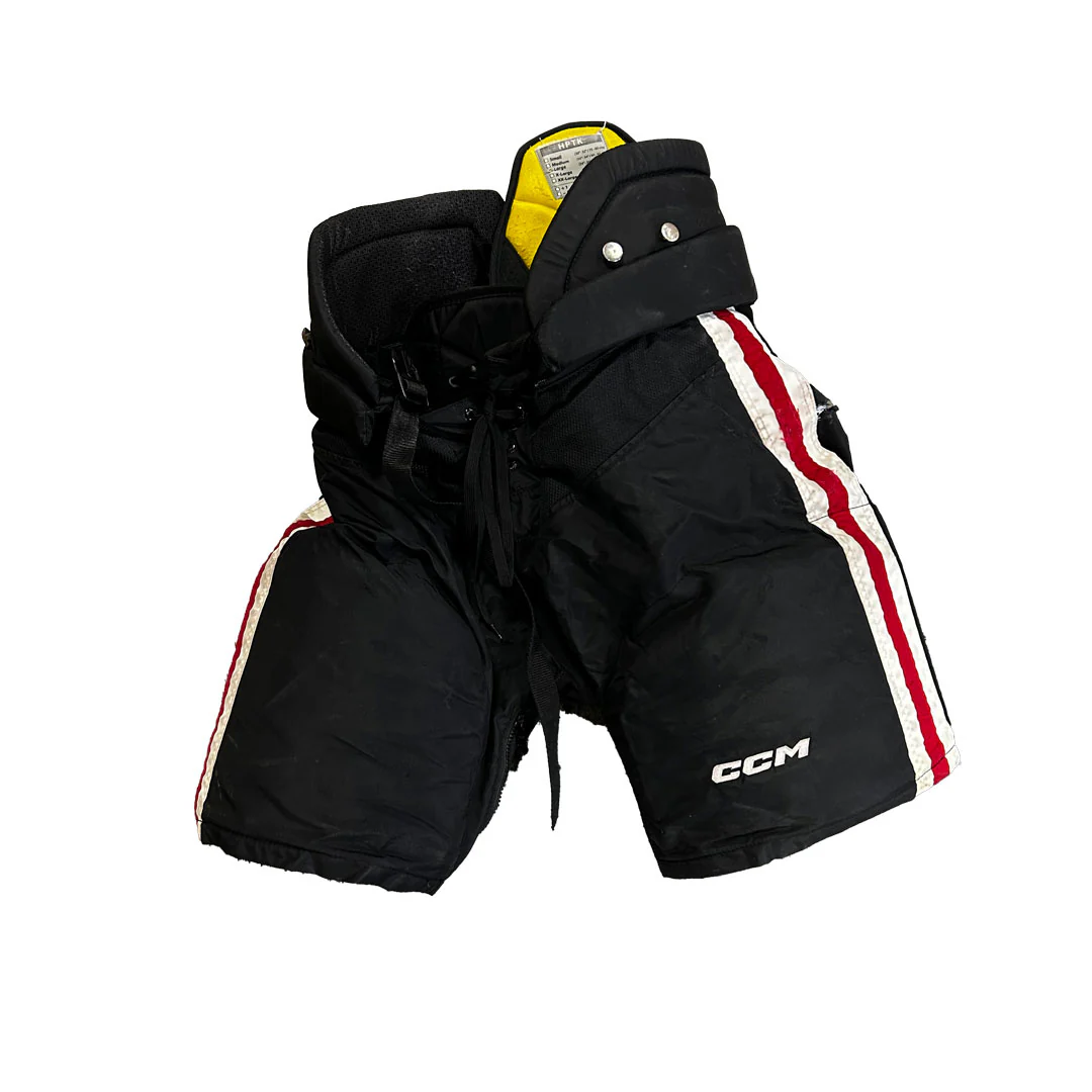 CCM HPTK - Used Pro Stock Hockey Pants (Black/Red/White) #2
