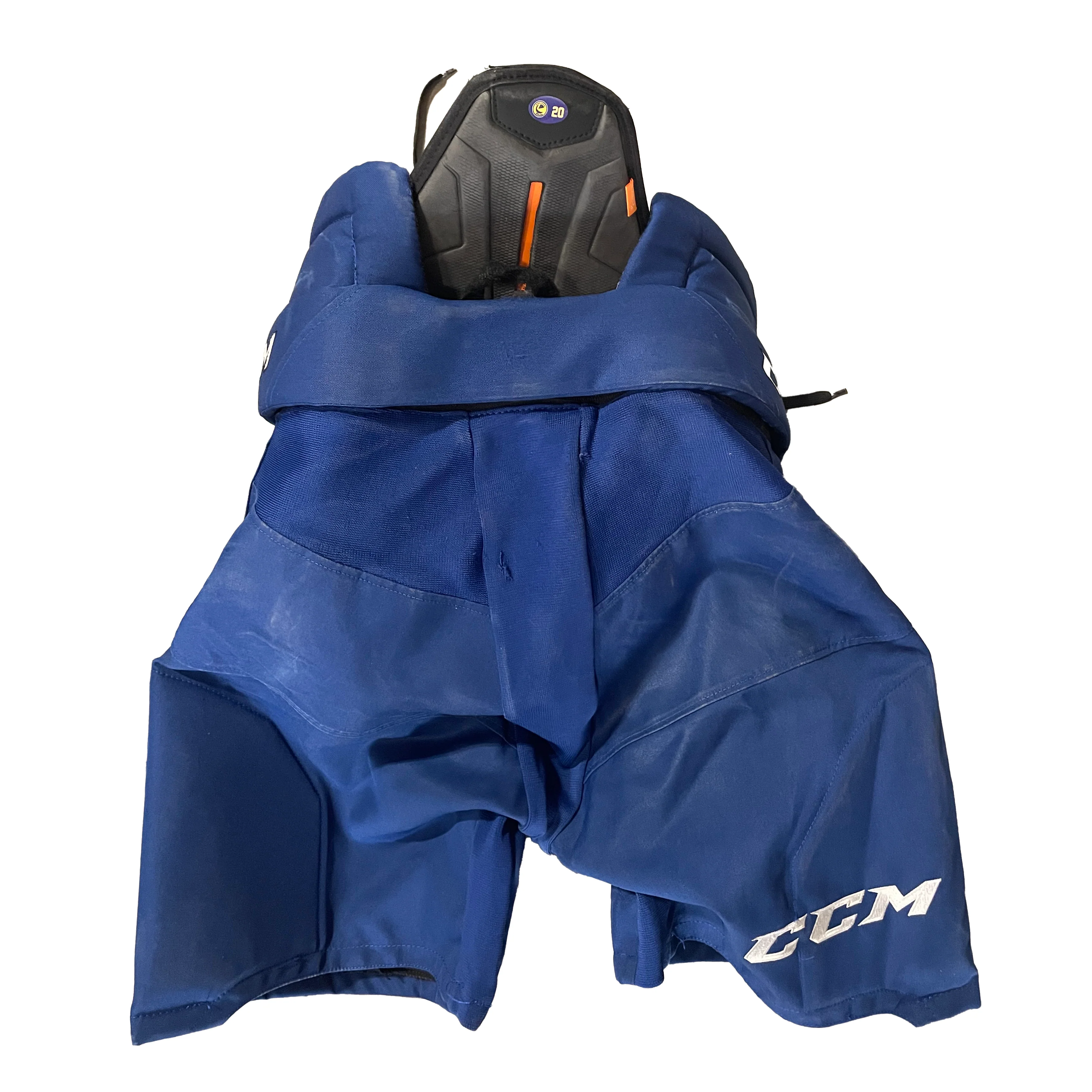 CCM HPTK - Used WHL Pro Stock Hockey Pants (Blue) - Image 2