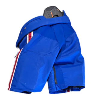 CCM HPTKXP - NCAA Pro Stock Hockey Pants (Blue/White/Red) - Image 2