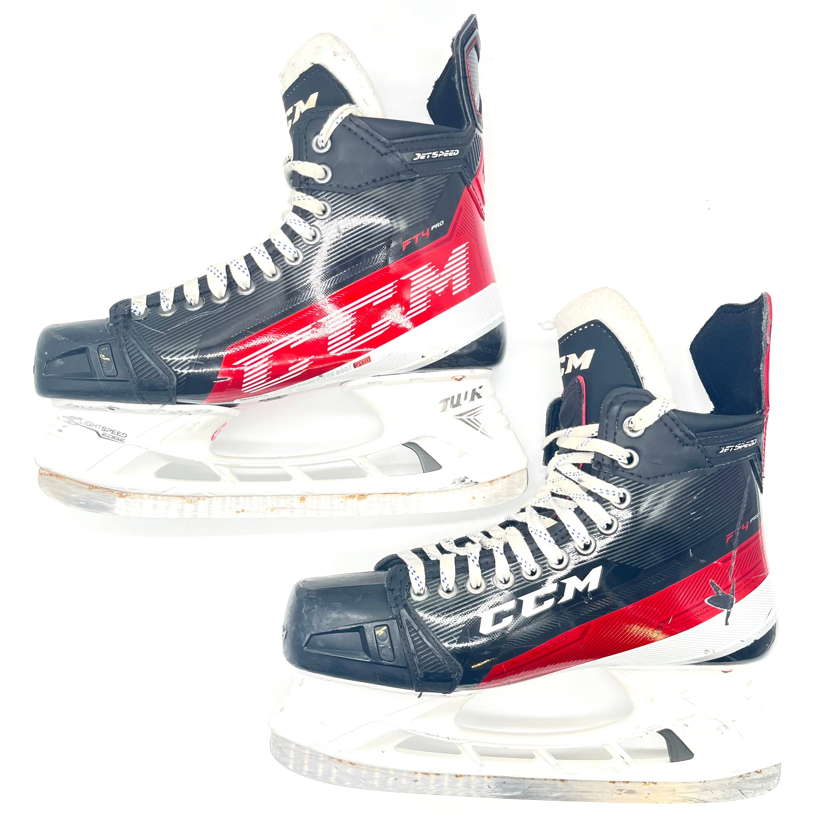 CCM Jetspeed FT4 Pro - Used NHL Pro Stock Hockey Skate - Stefan Noesen - Image 3