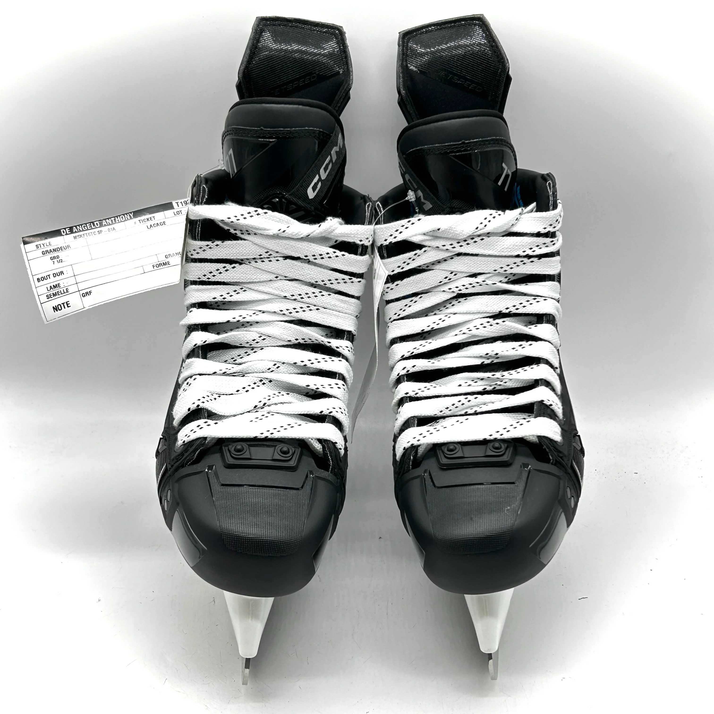 CCM Jetspeed FT6 Pro - NHL Pro Stock Skates - Tony De Angelo - Size 7.5 - Image 2