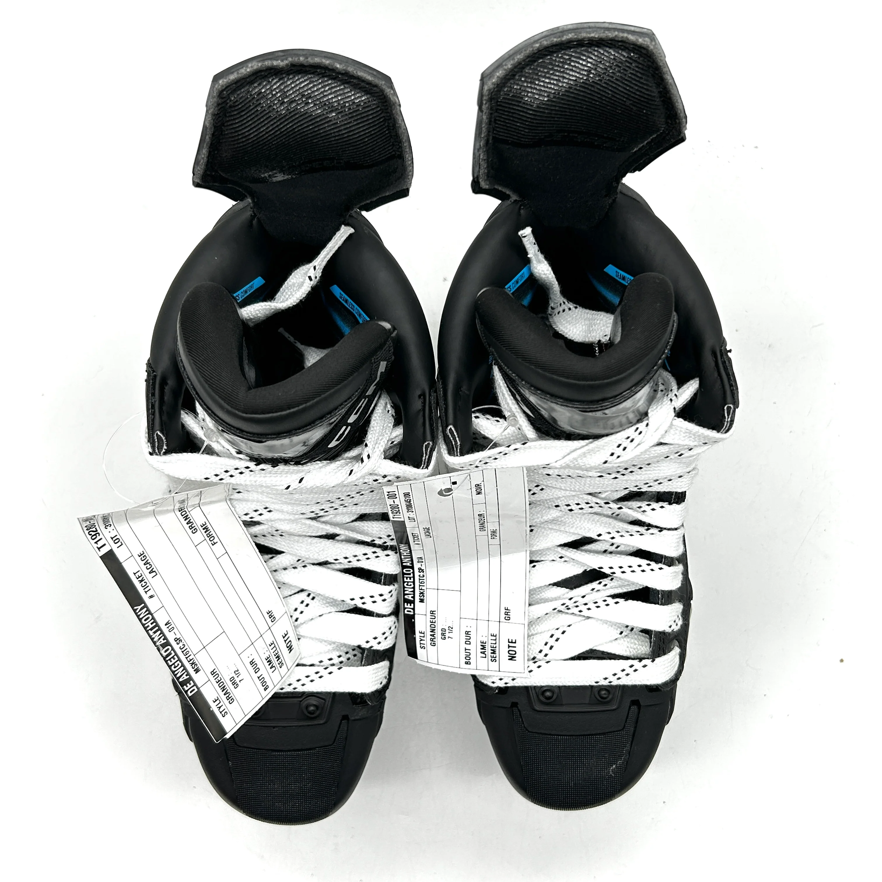 CCM Jetspeed FT6 Pro - NHL Pro Stock Skates - Tony De Angelo - Size 7.5 - Image 3