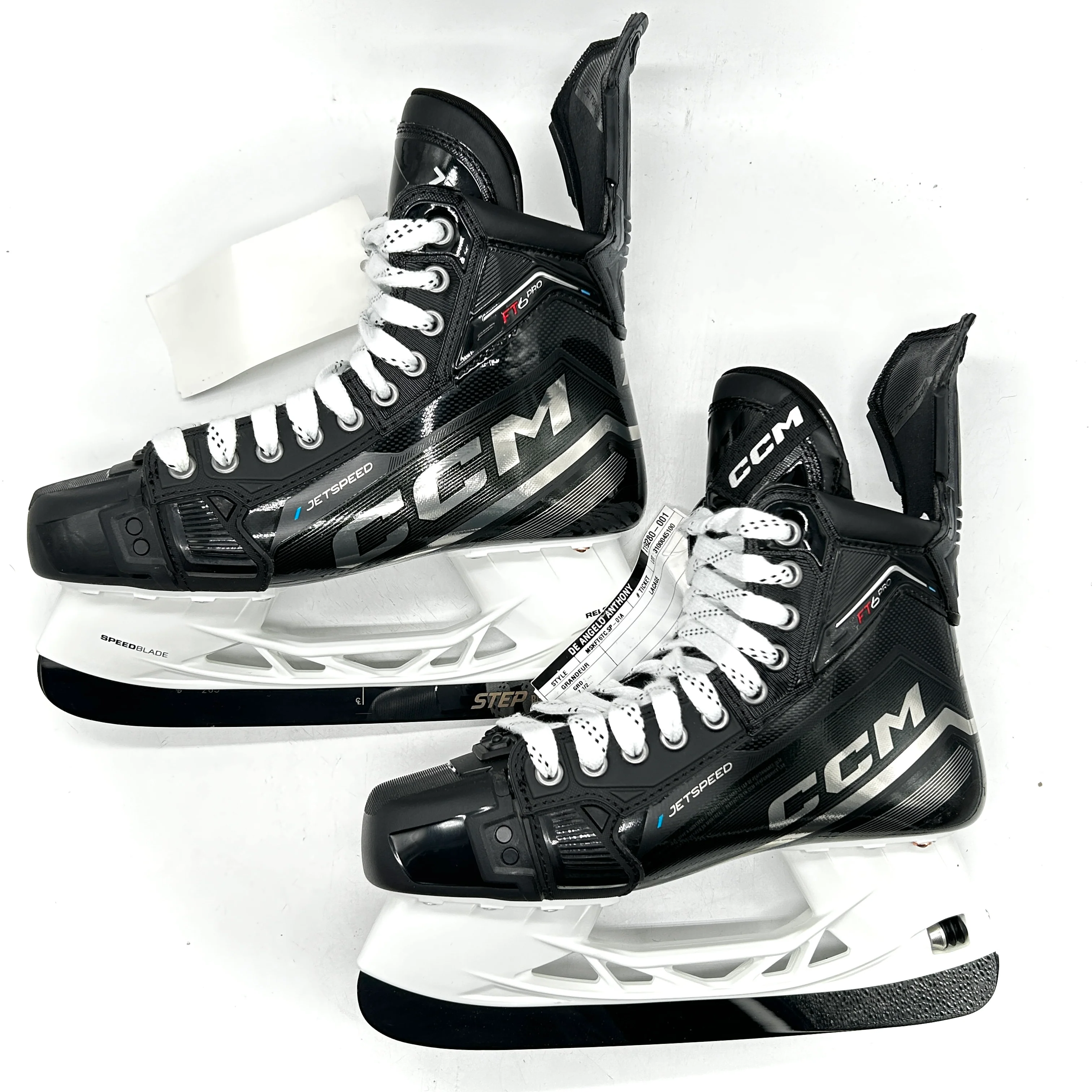 CCM Jetspeed FT6 Pro - NHL Pro Stock Skates - Tony De Angelo - Size 7.5 - Image 4