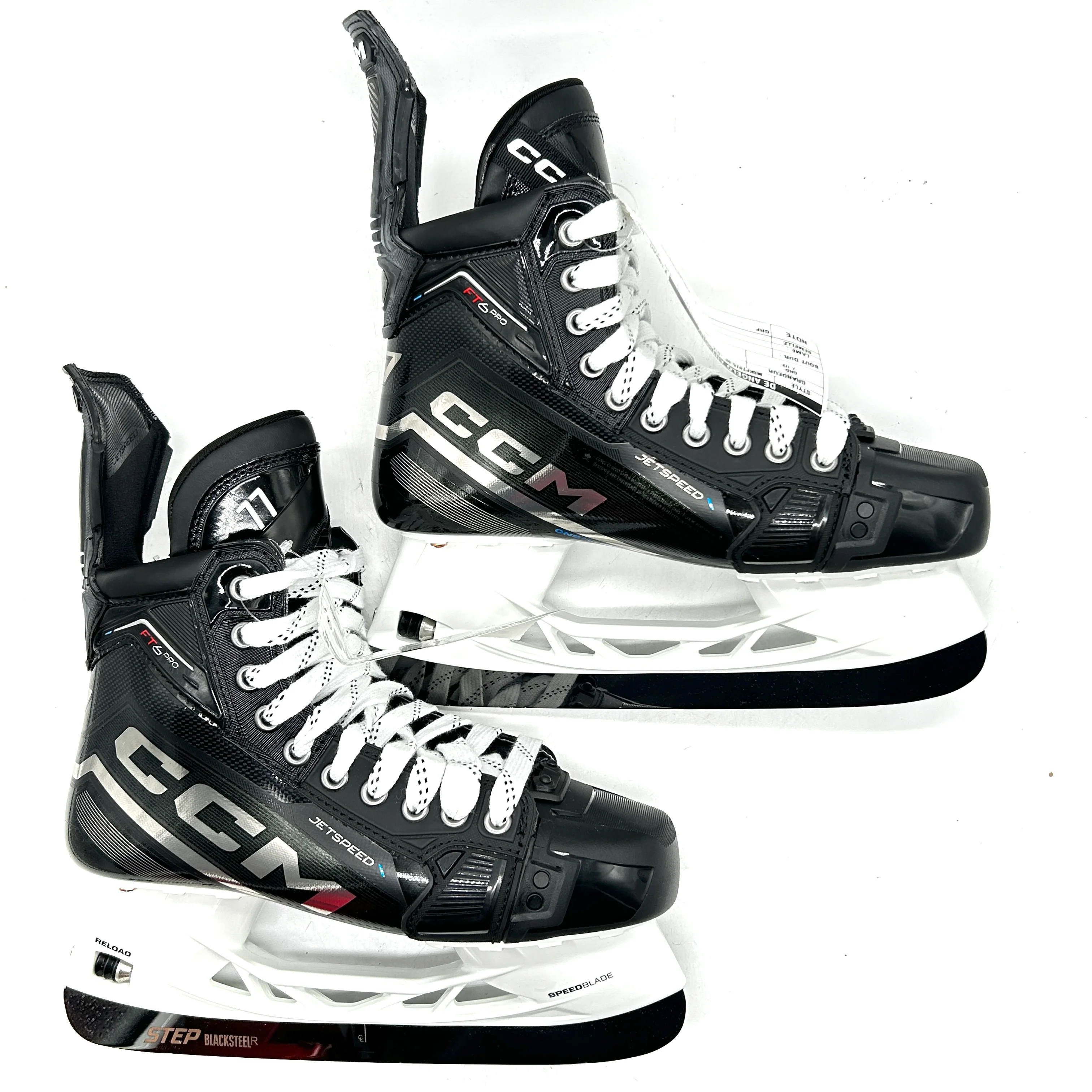 CCM Jetspeed FT6 Pro - NHL Pro Stock Skates - Tony De Angelo - Size 7.5 - Image 5