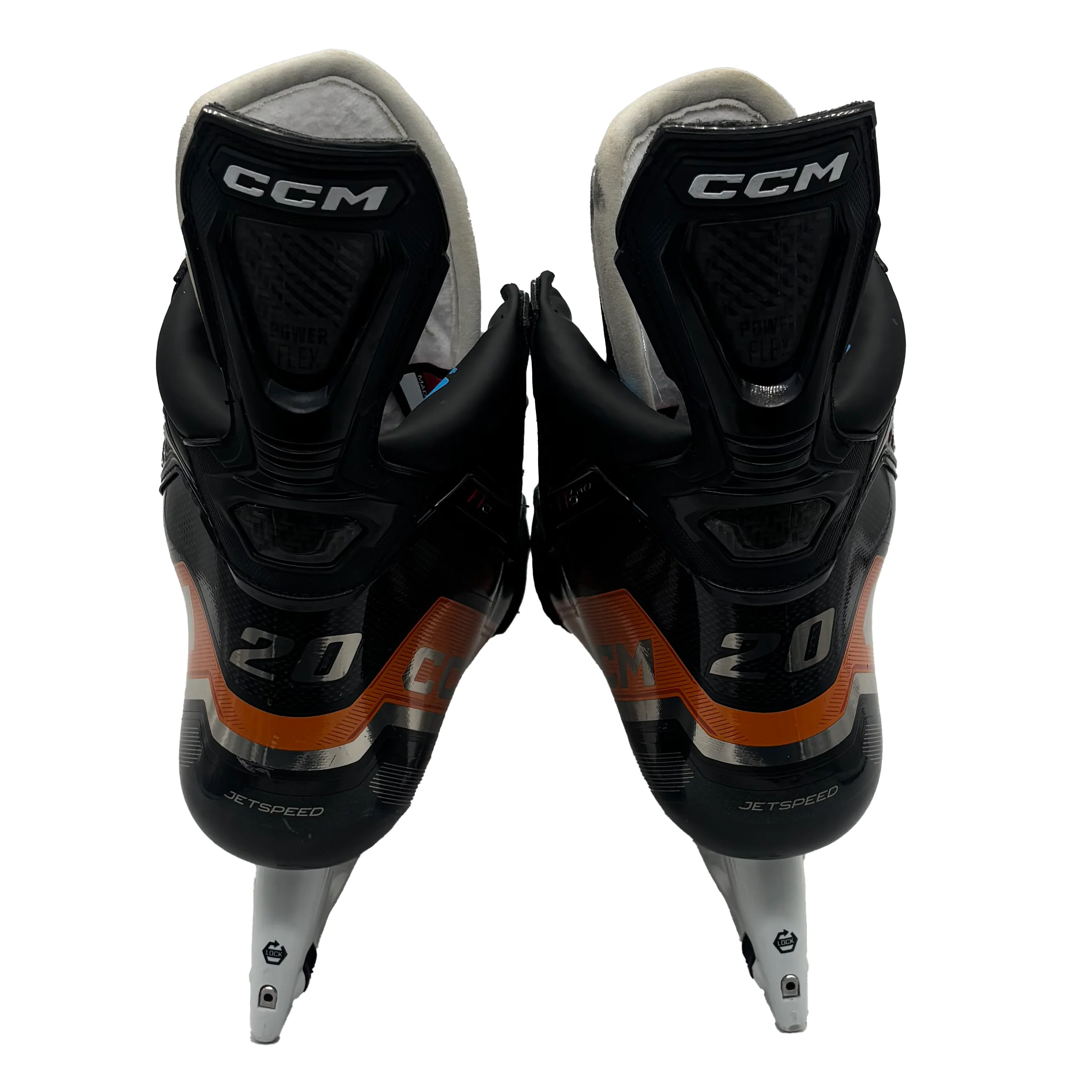 CCM Jetspeed FT6 Pro - Pro Stock Hockey Skates - Size 7.5E (Orange) - Image 5