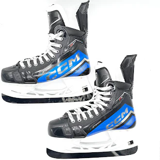 CCM Jetspeed FT6 Pro - Pro Stock Hockey Skates - Size 7R (Blue) - Image 5