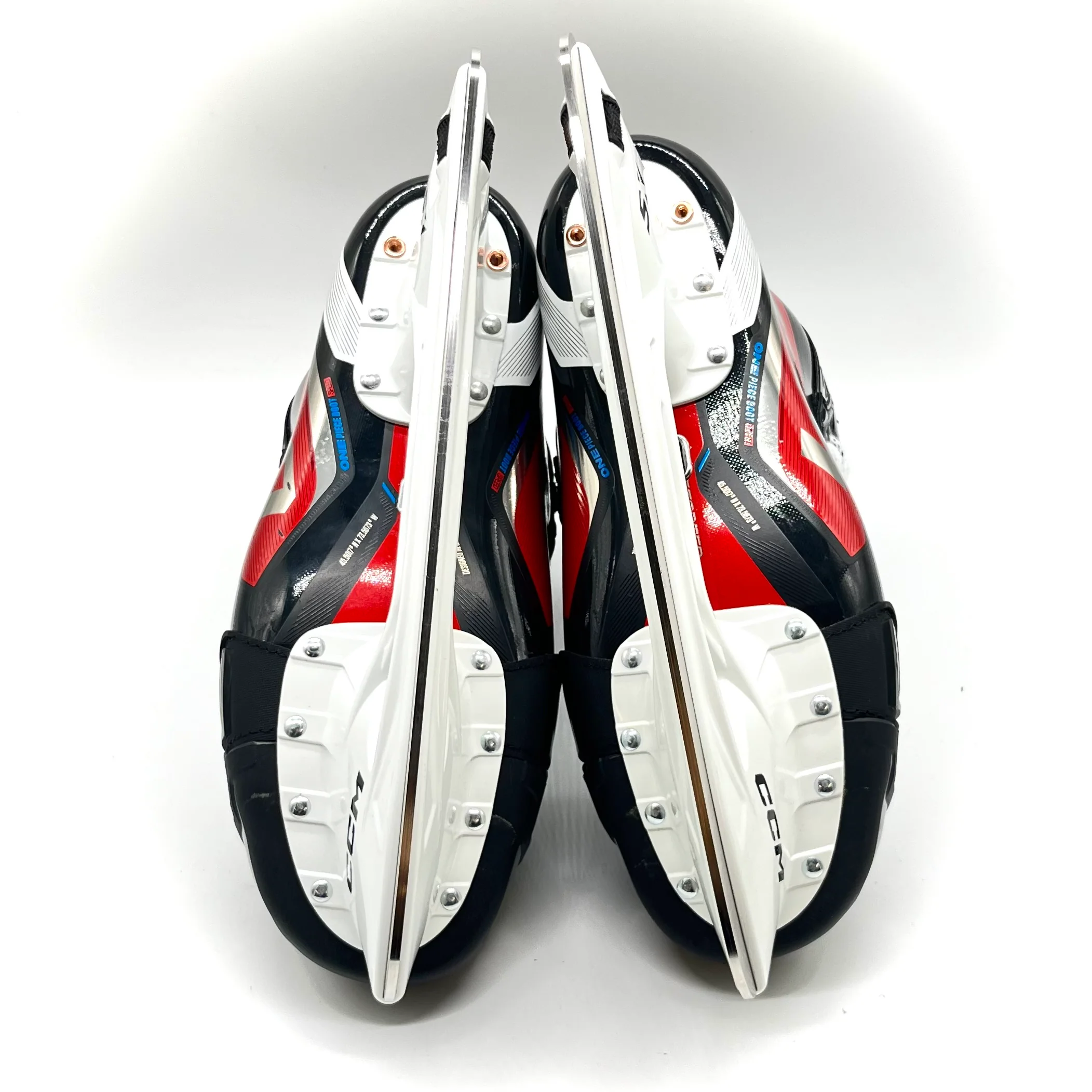 CCM Jetspeed FT6 Pro - Pro Stock Hockey Skates - Size 9D (Red) - Image 5