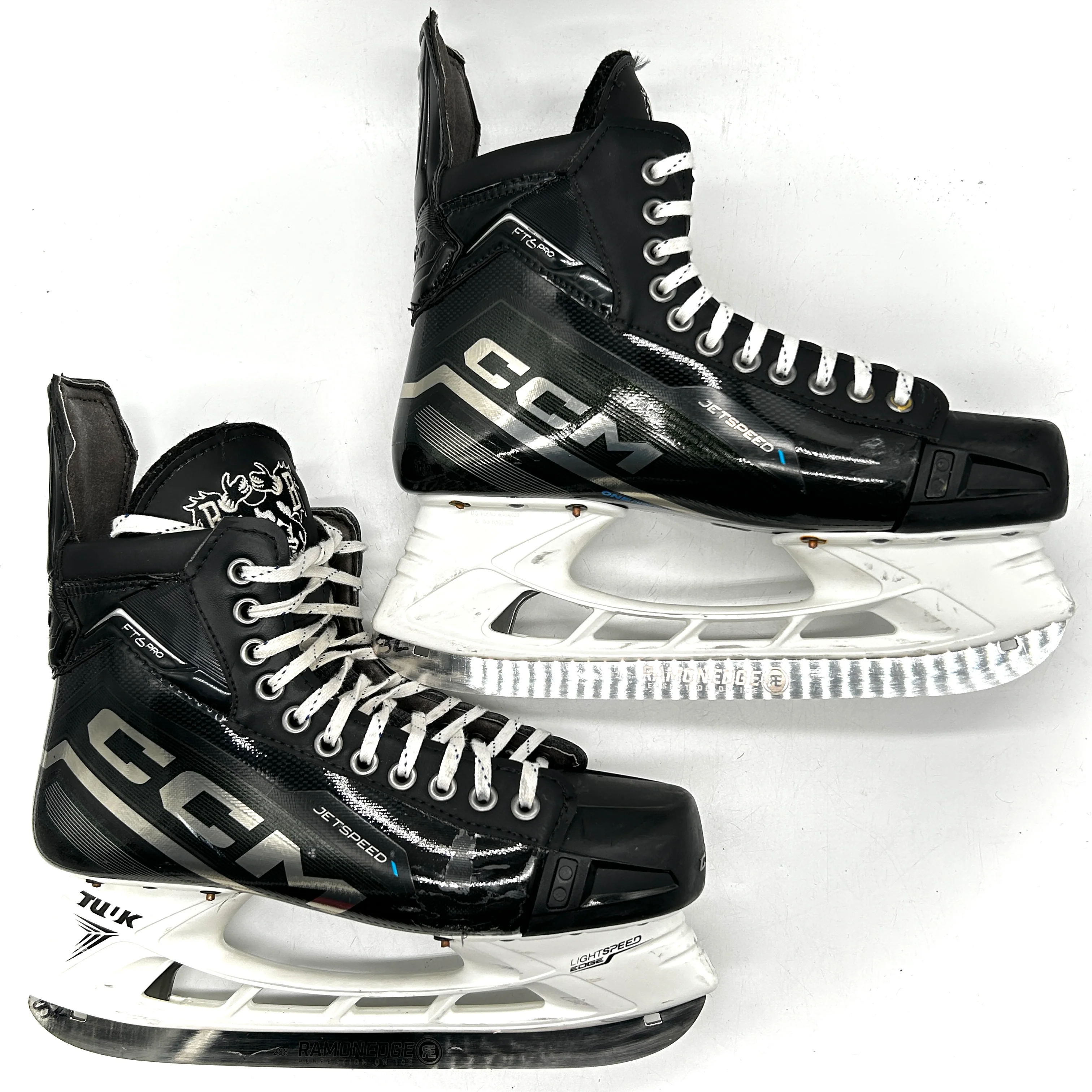 CCM Jetspeed FT6 Pro - Used NHL Pro Stock Skates - Brent Burns - Size 10 #3 - Image 2