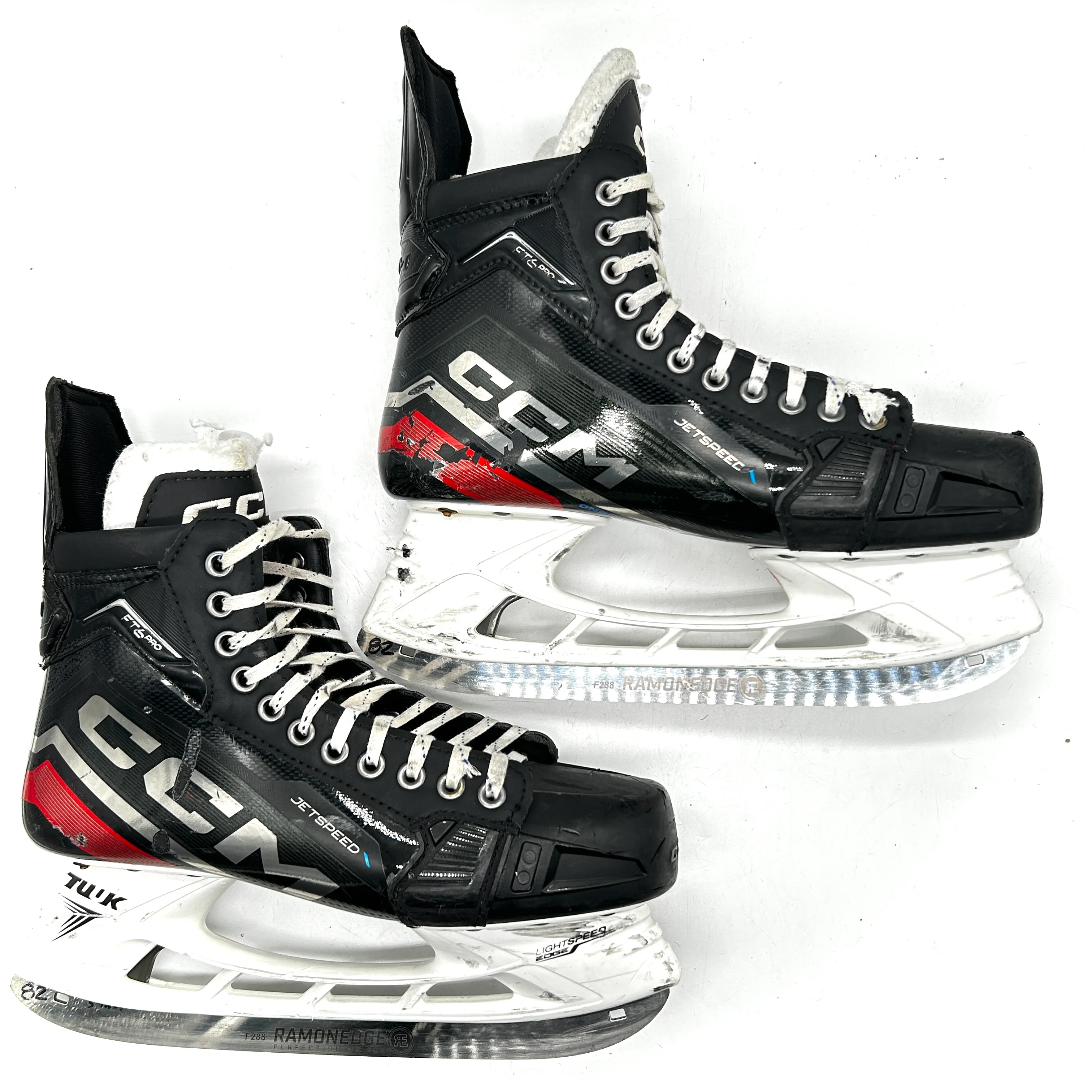 CCM Jetspeed FT6 Pro - Used NHL Pro Stock Skates - Stefan Noesen - Size 10 - Image 2