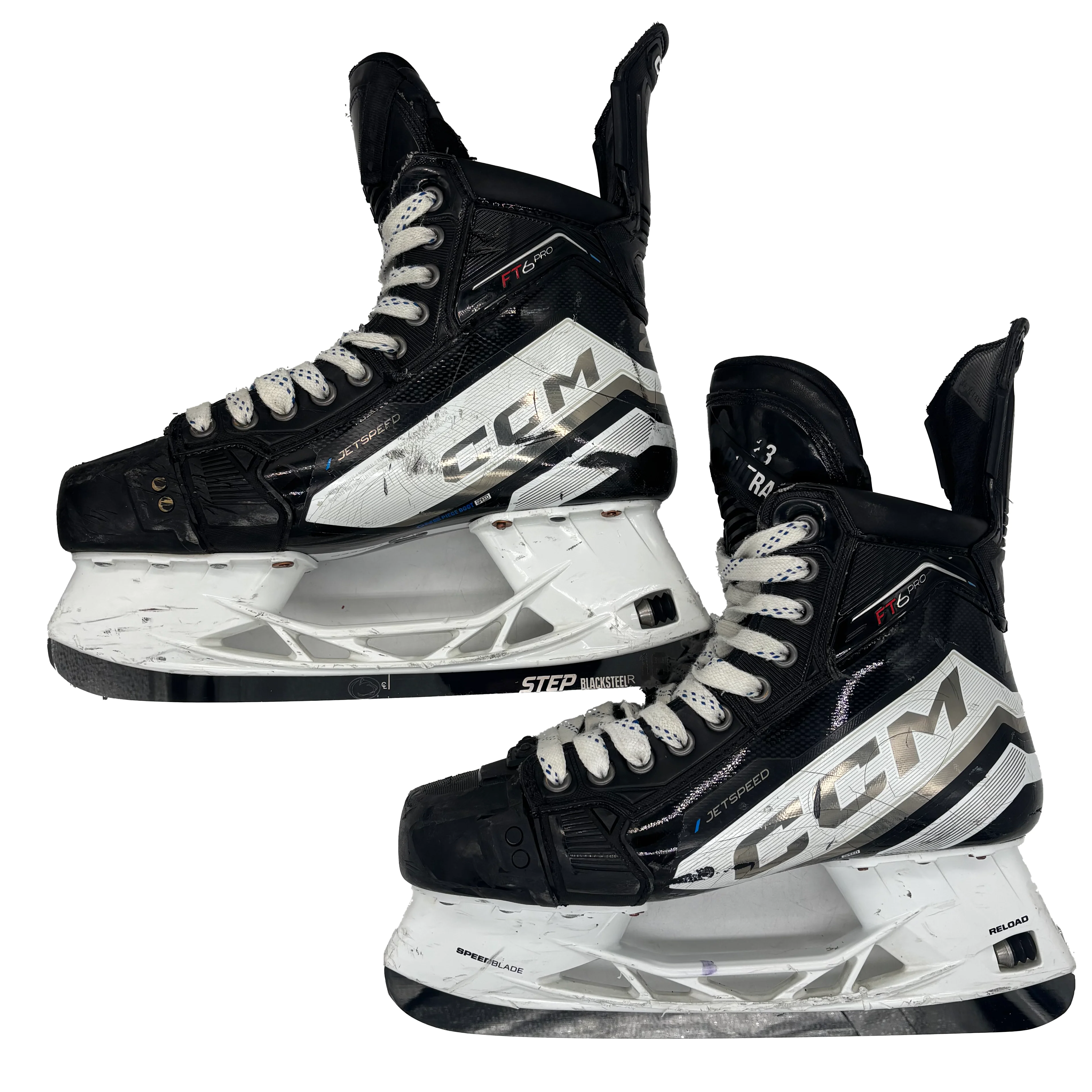 CCM Jetspeed FT6 Pro - Used Pro Stock Skates - Size L7.75 R7.5 - Image 4