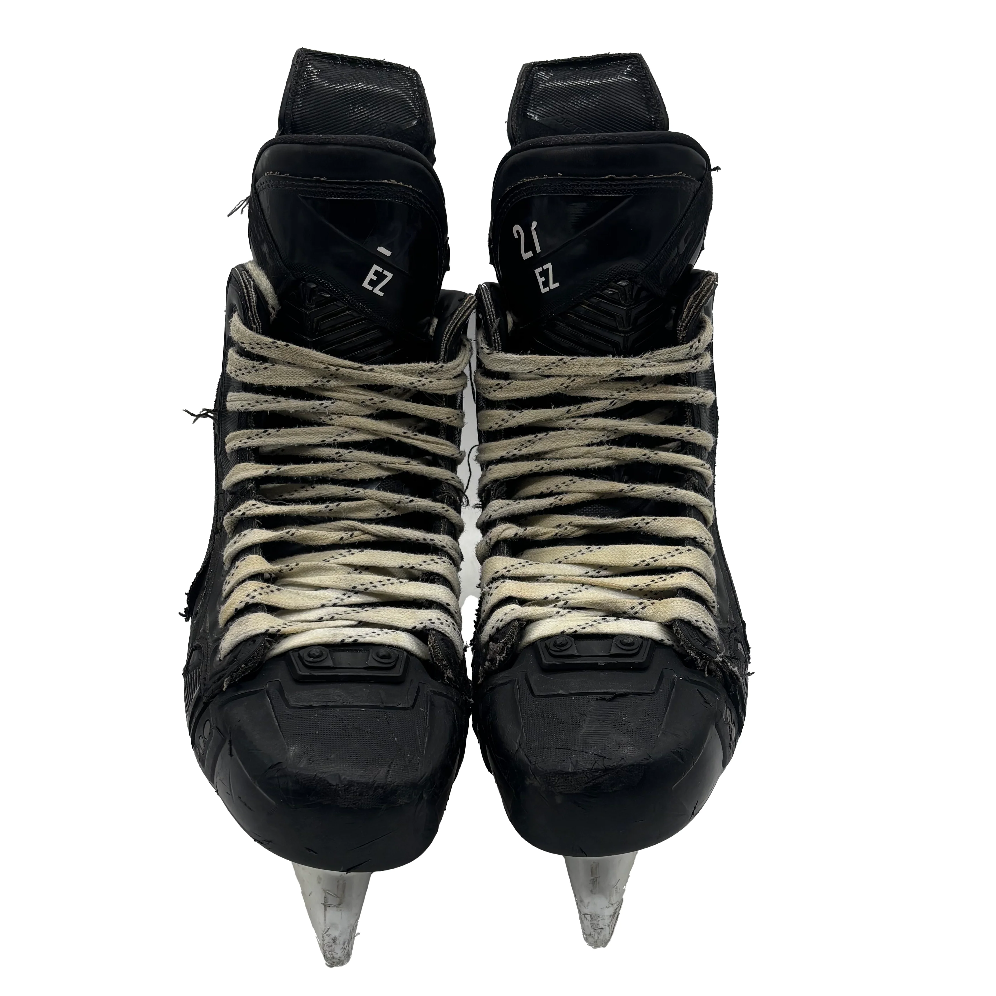 CCM Jetspeed FT6 Pro - Used Pro Stock Skates with Shot Blockers - Size 7.5E